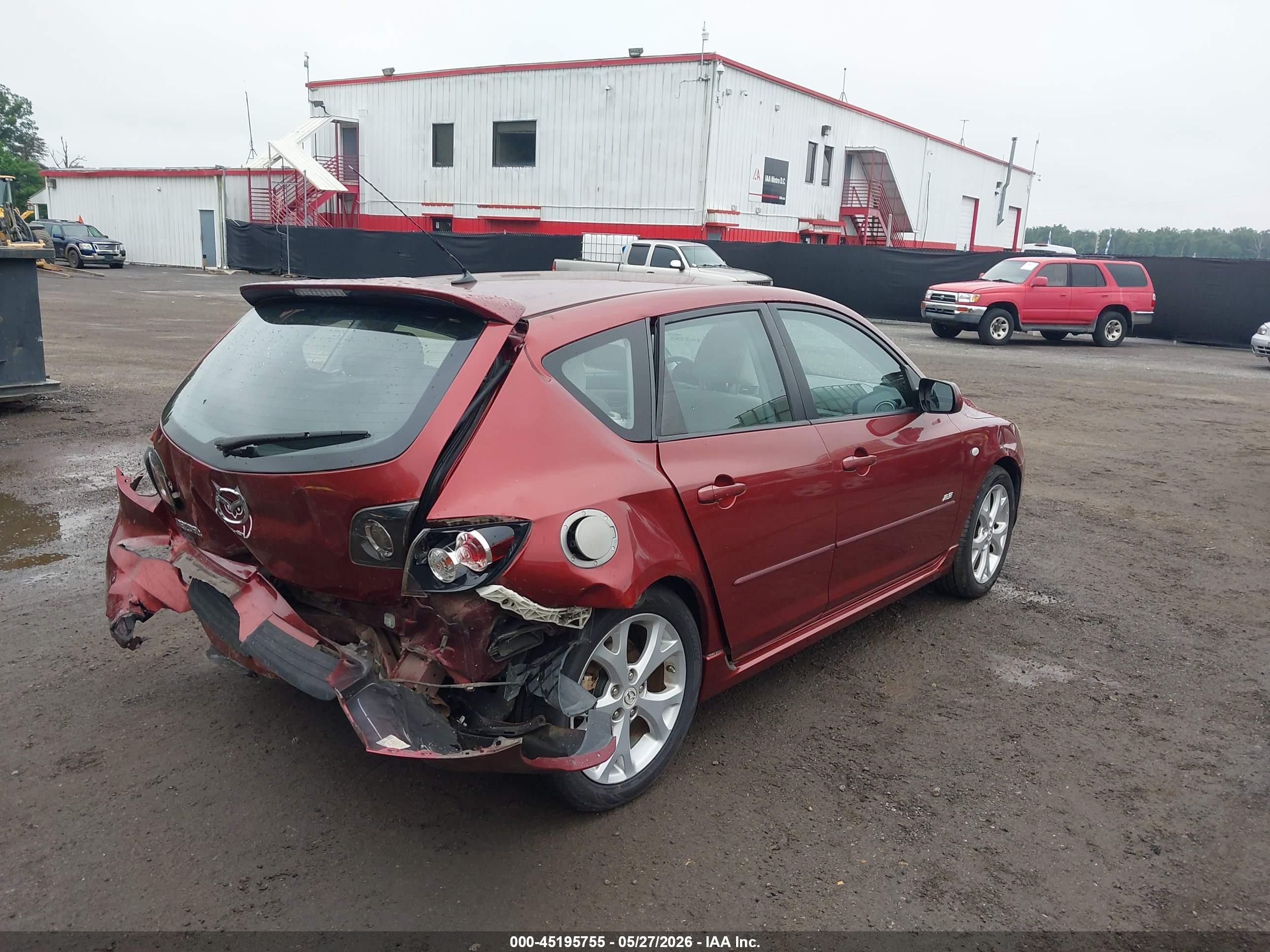 2009 Mazda Mazda3 S Sport Red vin: JM1BK343791215780
