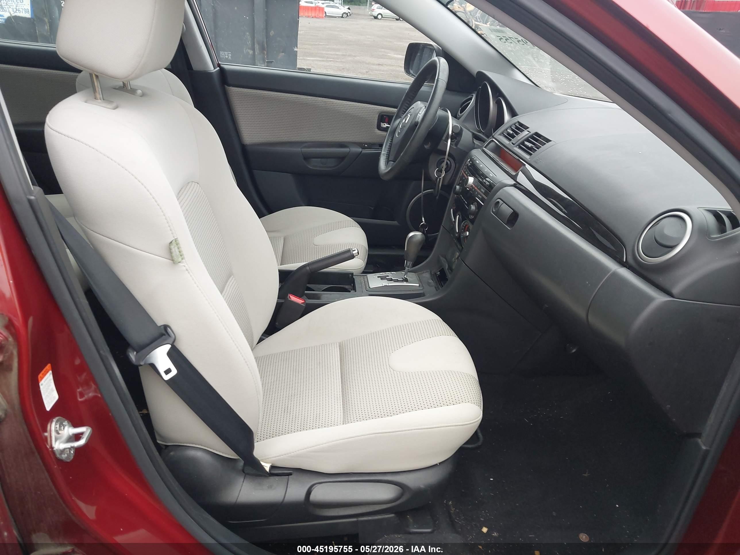 2009 Mazda Mazda3 S Sport Red vin: JM1BK343791215780