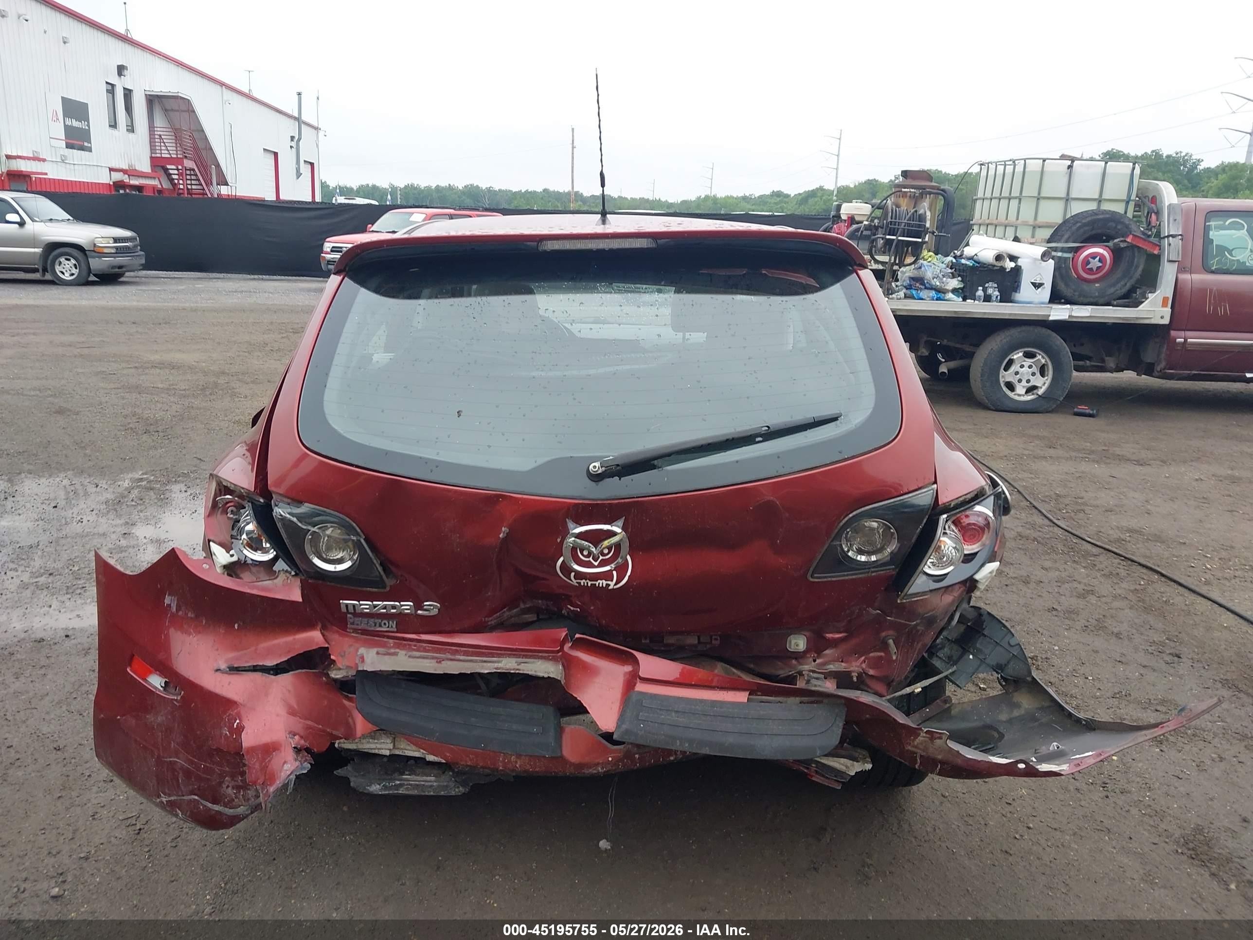 2009 Mazda Mazda3 S Sport Red vin: JM1BK343791215780