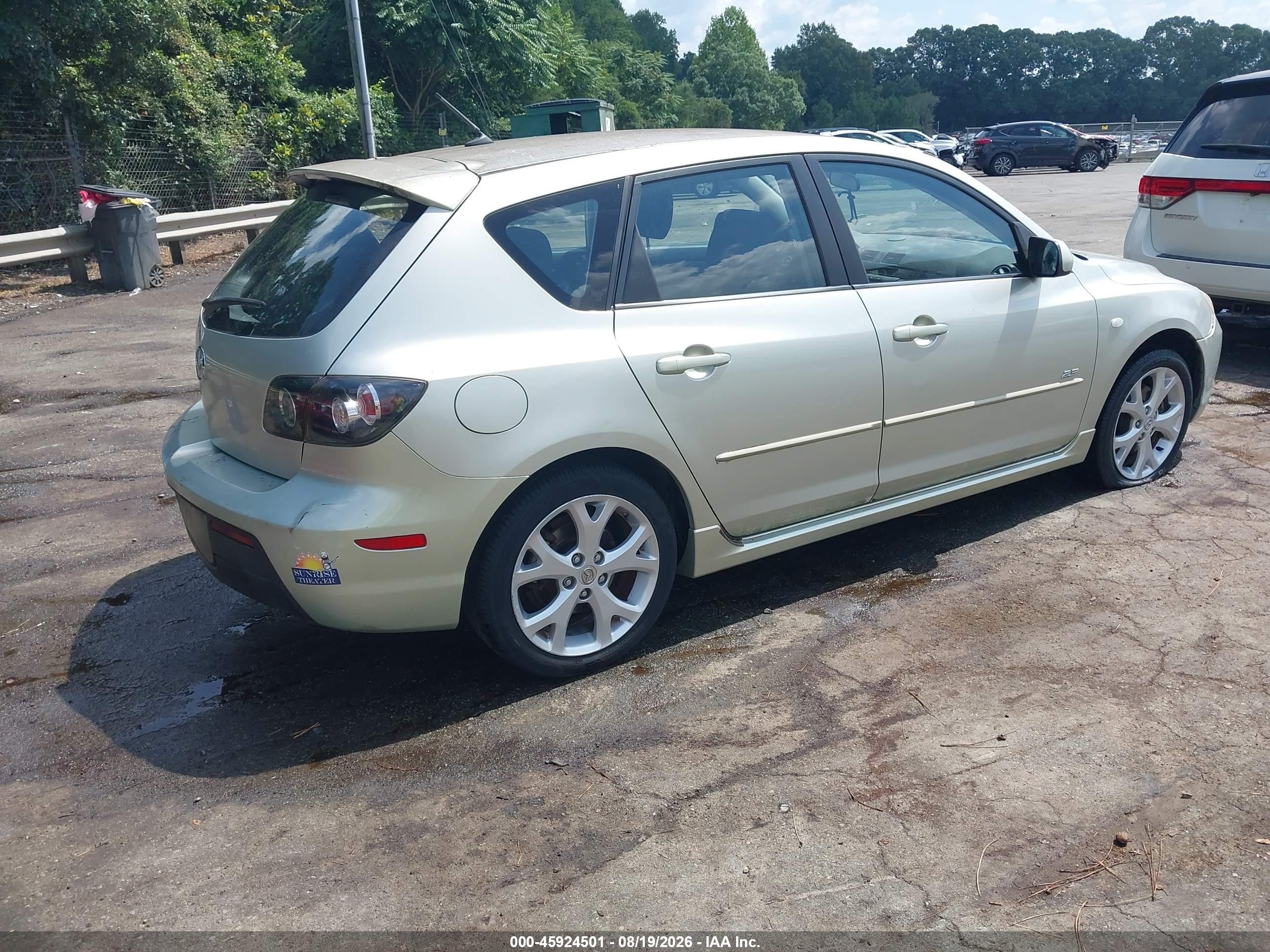 2009 Mazda Mazda3 S Touring Silver vin: JM1BK343791232580