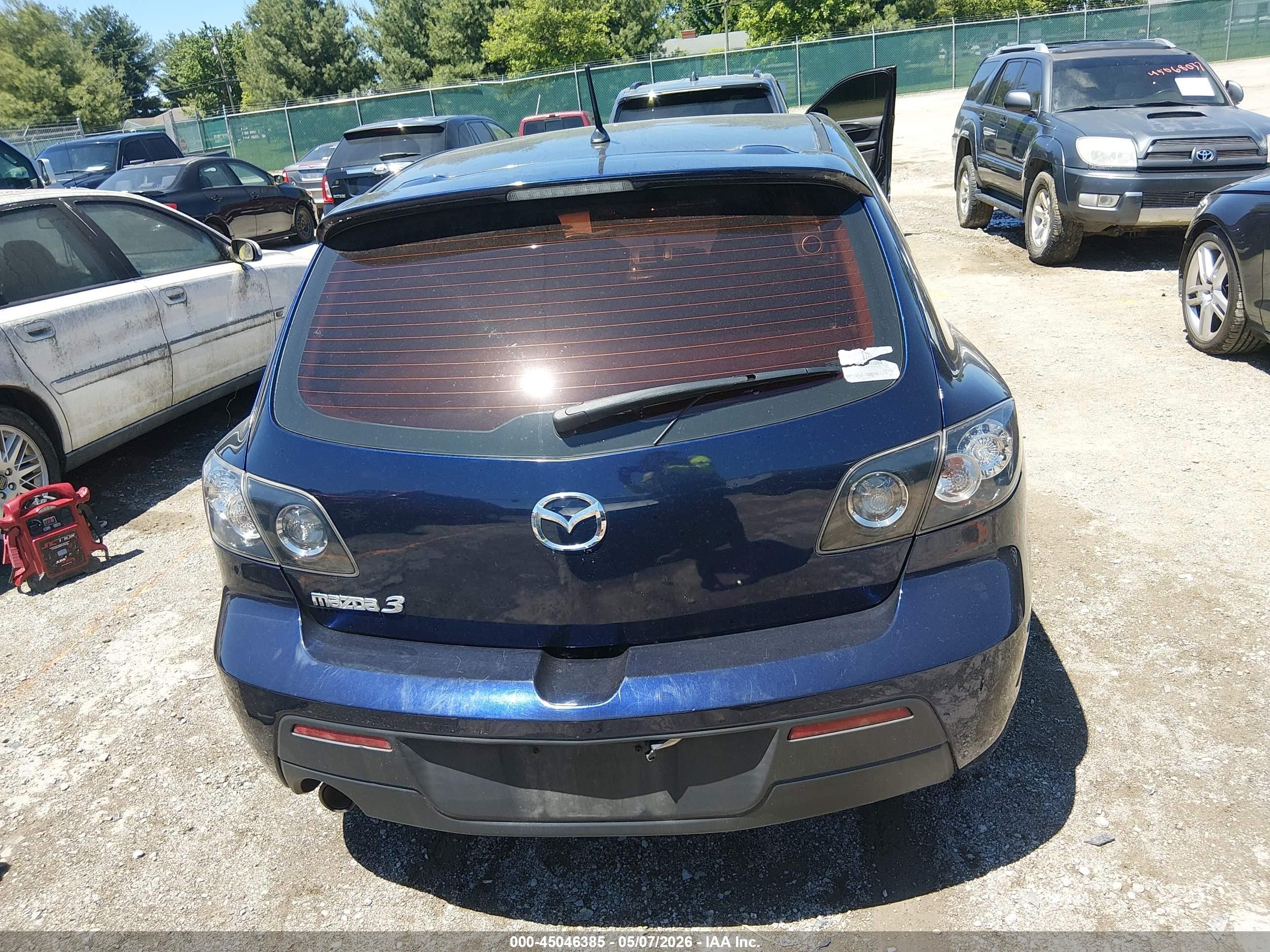 2009 Mazda Mazda3 S Grand Touring Синий vin: JM1BK343791241571