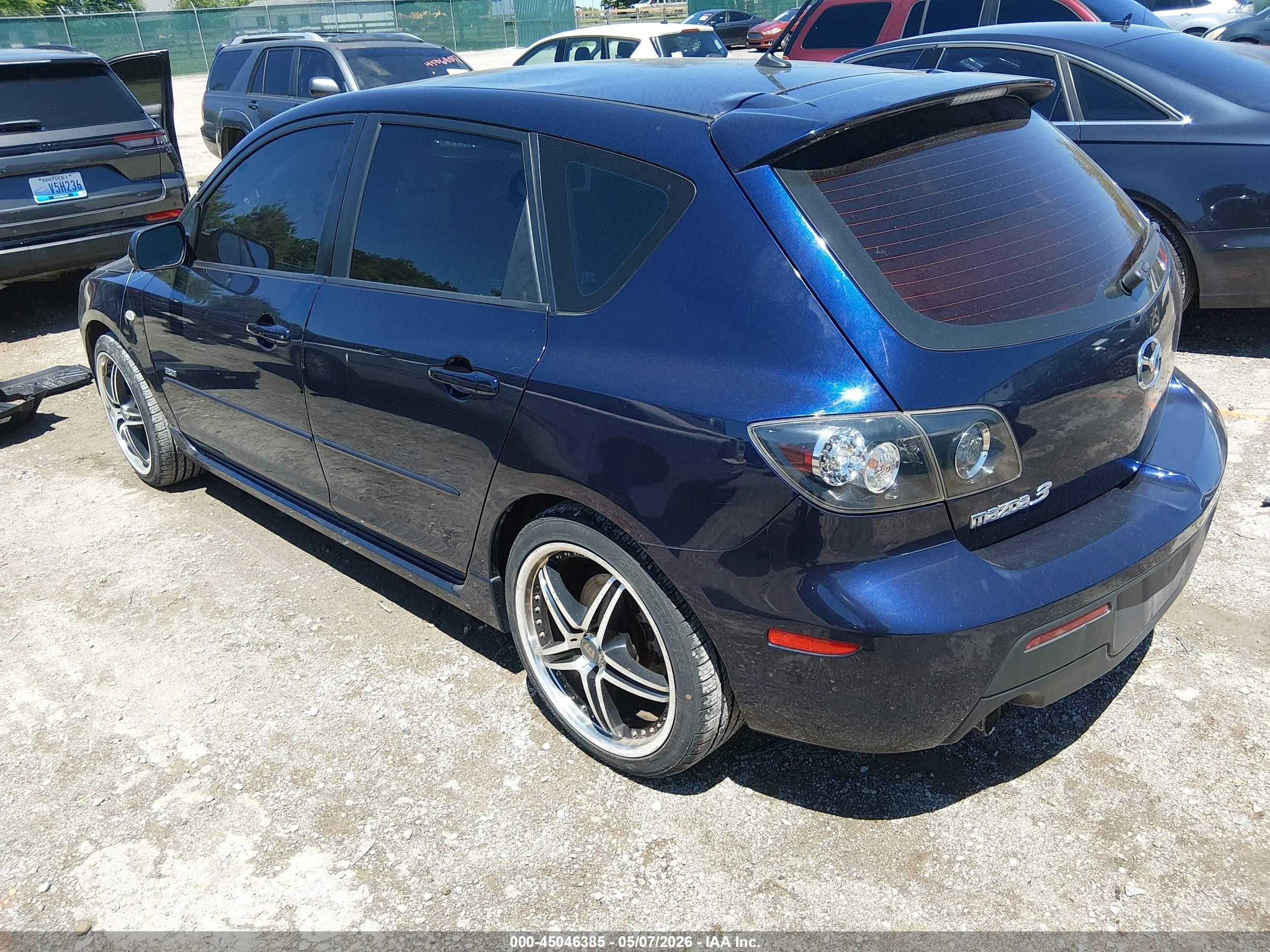 2009 Mazda Mazda3 S Grand Touring Синий vin: JM1BK343791241571