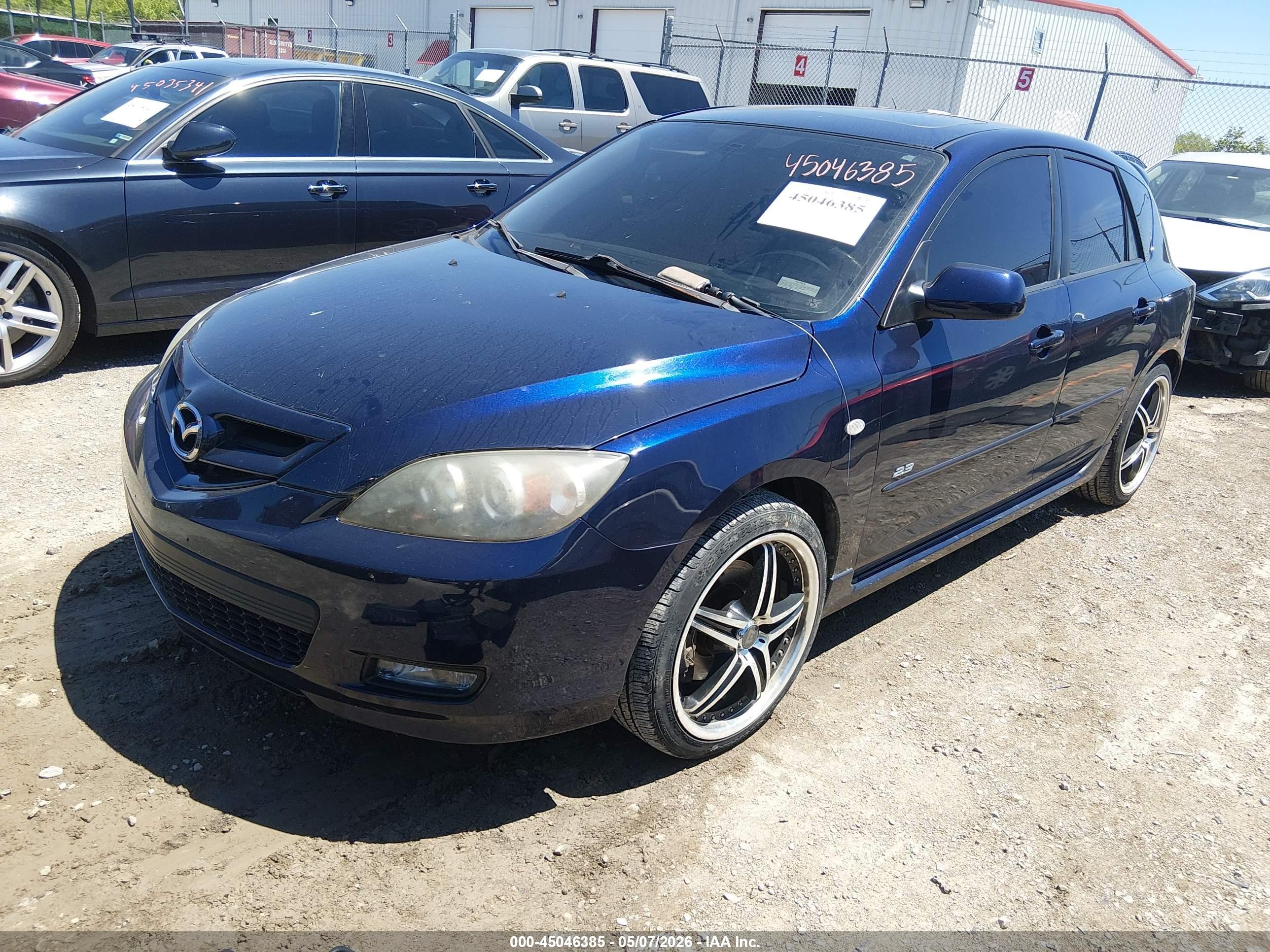 2009 Mazda Mazda3 S Grand Touring Синий vin: JM1BK343791241571