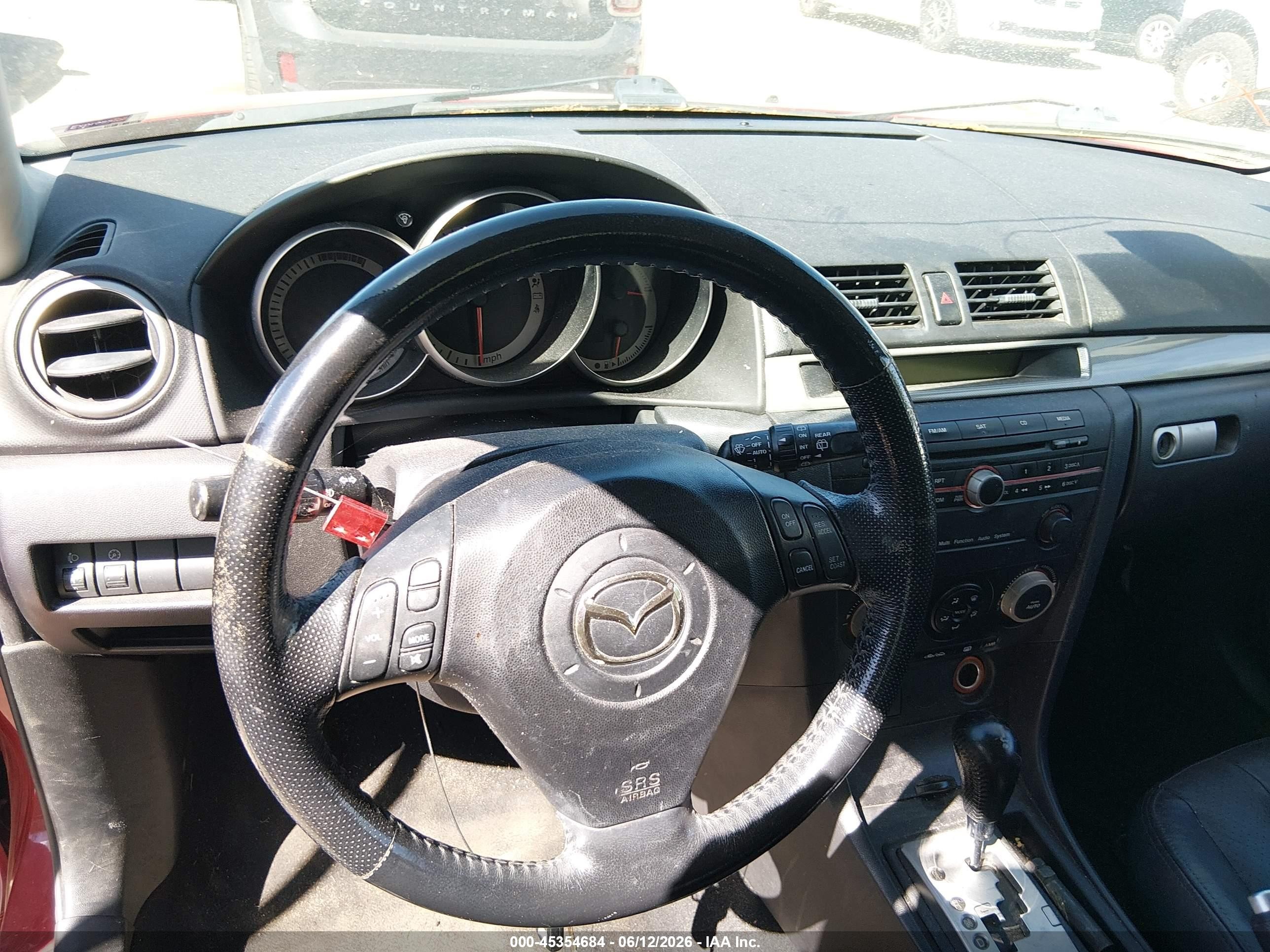 2006 Mazda Mazda3 S Grand Touring Red vin: JM1BK343861497228