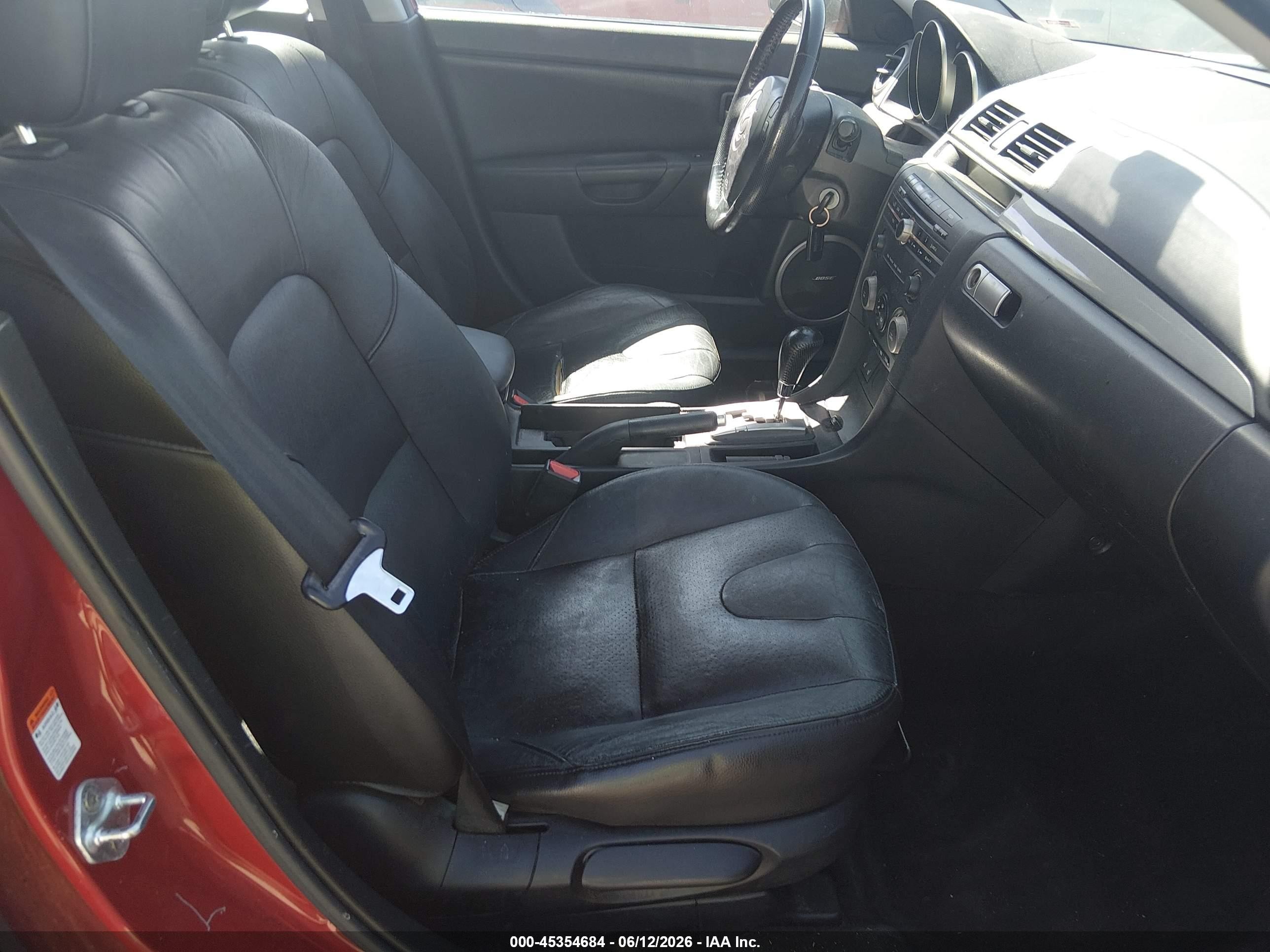 2006 Mazda Mazda3 S Grand Touring Red vin: JM1BK343861497228