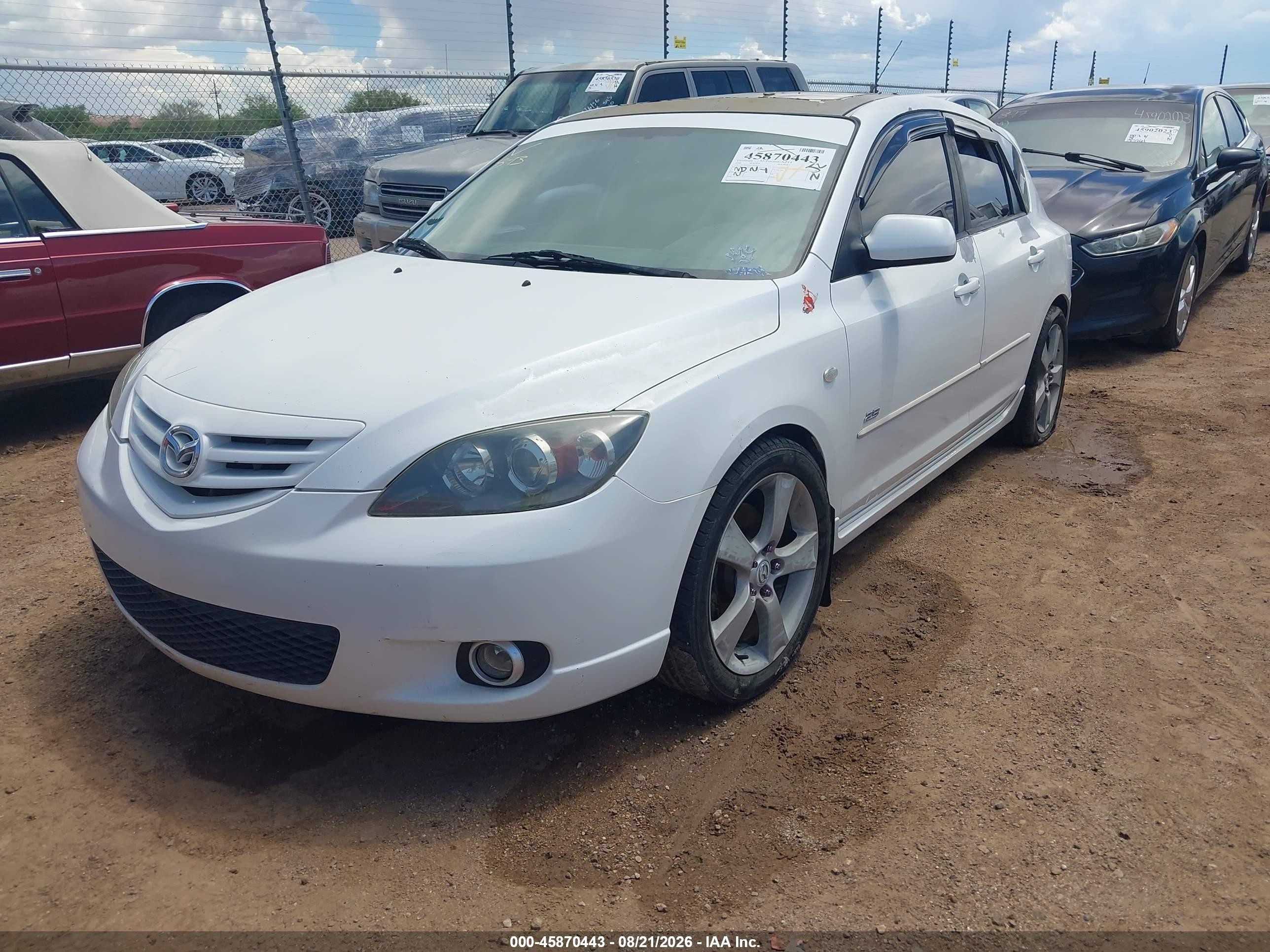 2006 Mazda Mazda3 S Touring White vin: JM1BK343861499111