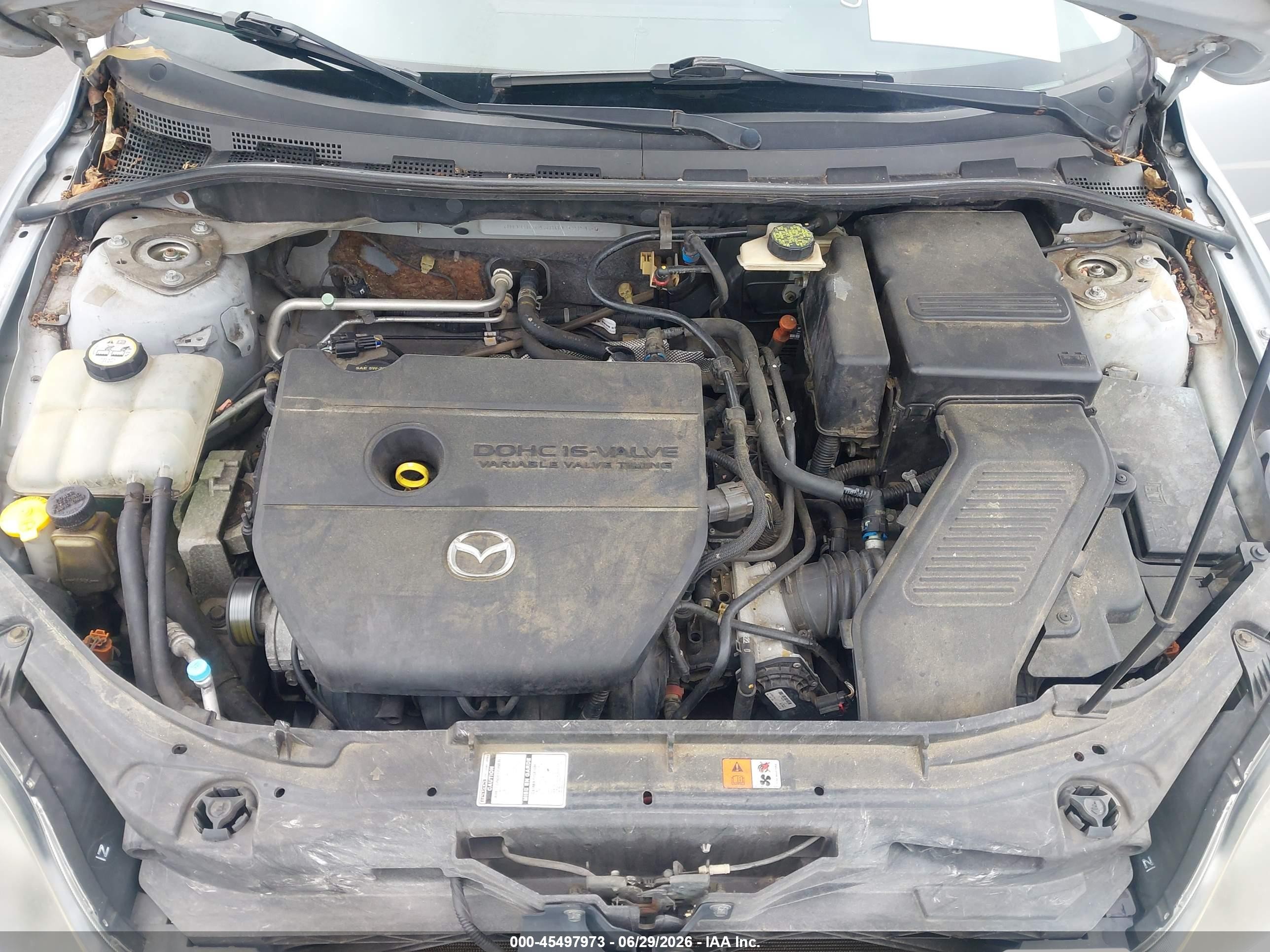 2006 Mazda Mazda3 S Grand Touring Silver vin: JM1BK343861522435