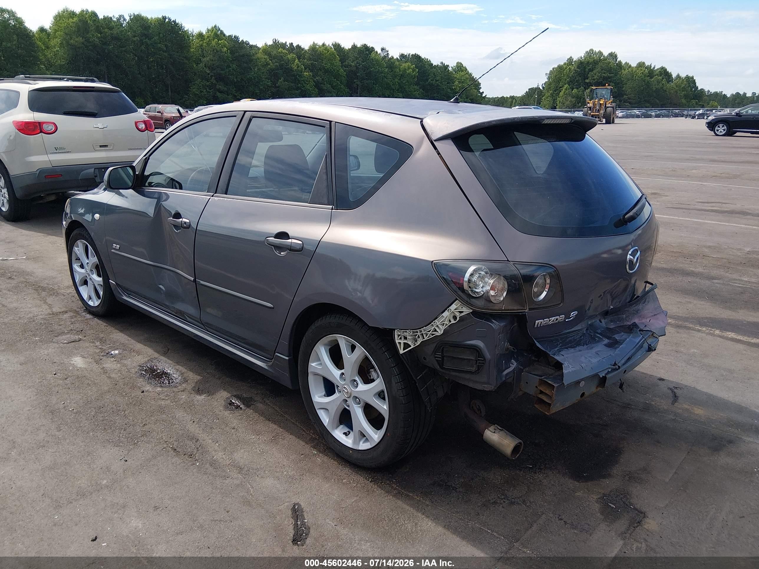 2007 Mazda Mazda3 S Grand Touring Teal vin: JM1BK343871601136