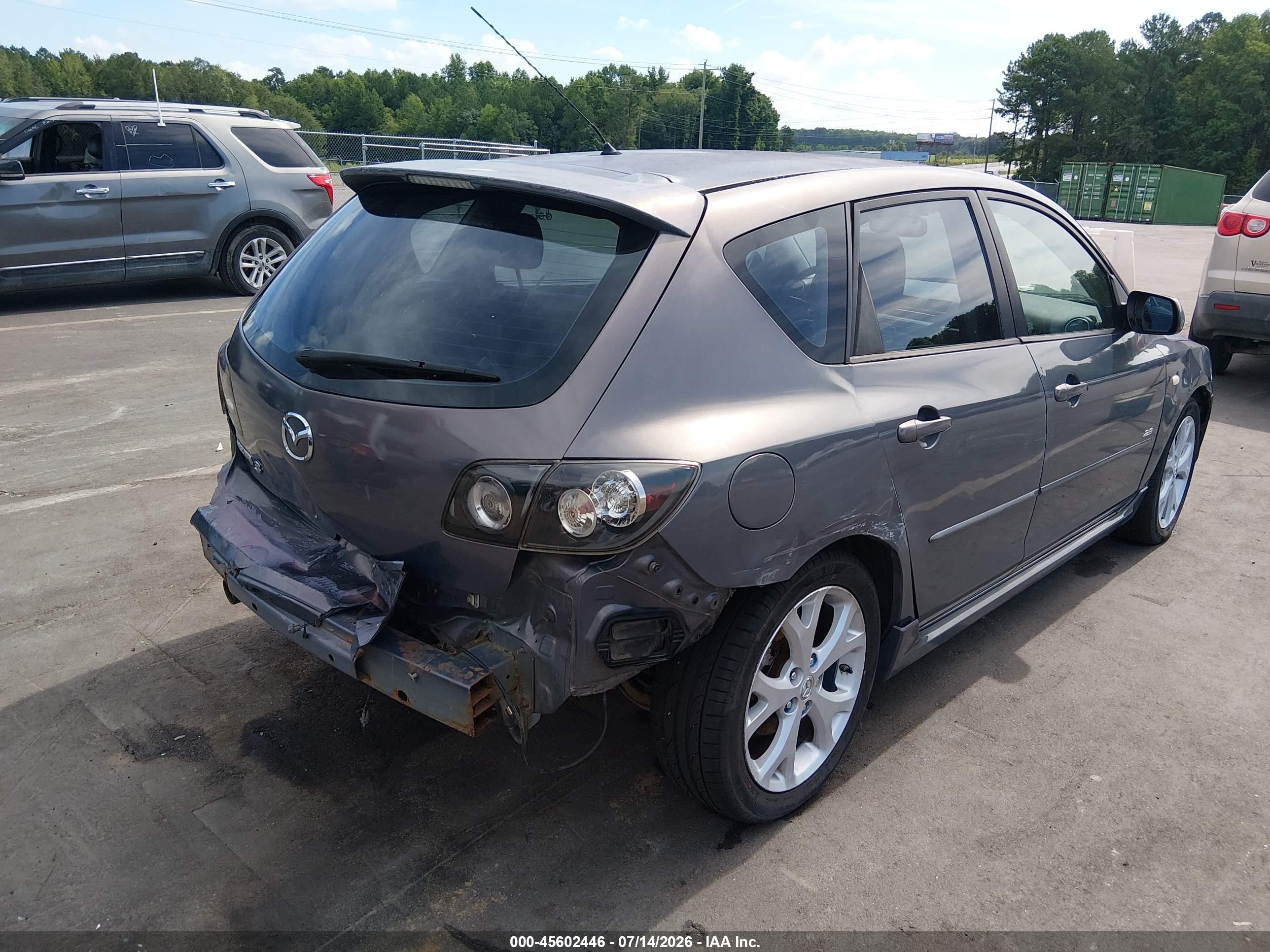 2007 Mazda Mazda3 S Grand Touring Teal vin: JM1BK343871601136