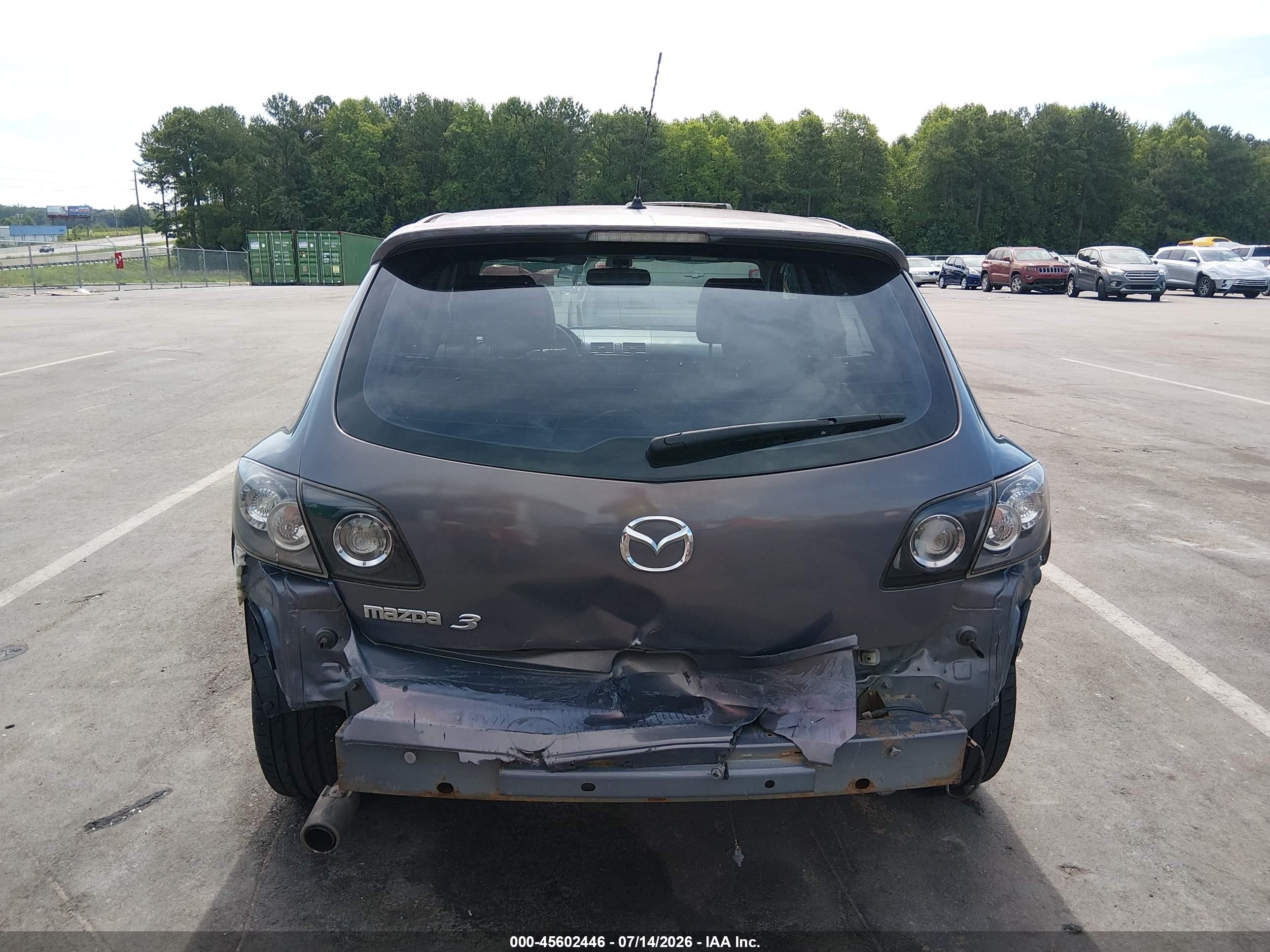 2007 Mazda Mazda3 S Grand Touring Teal vin: JM1BK343871601136