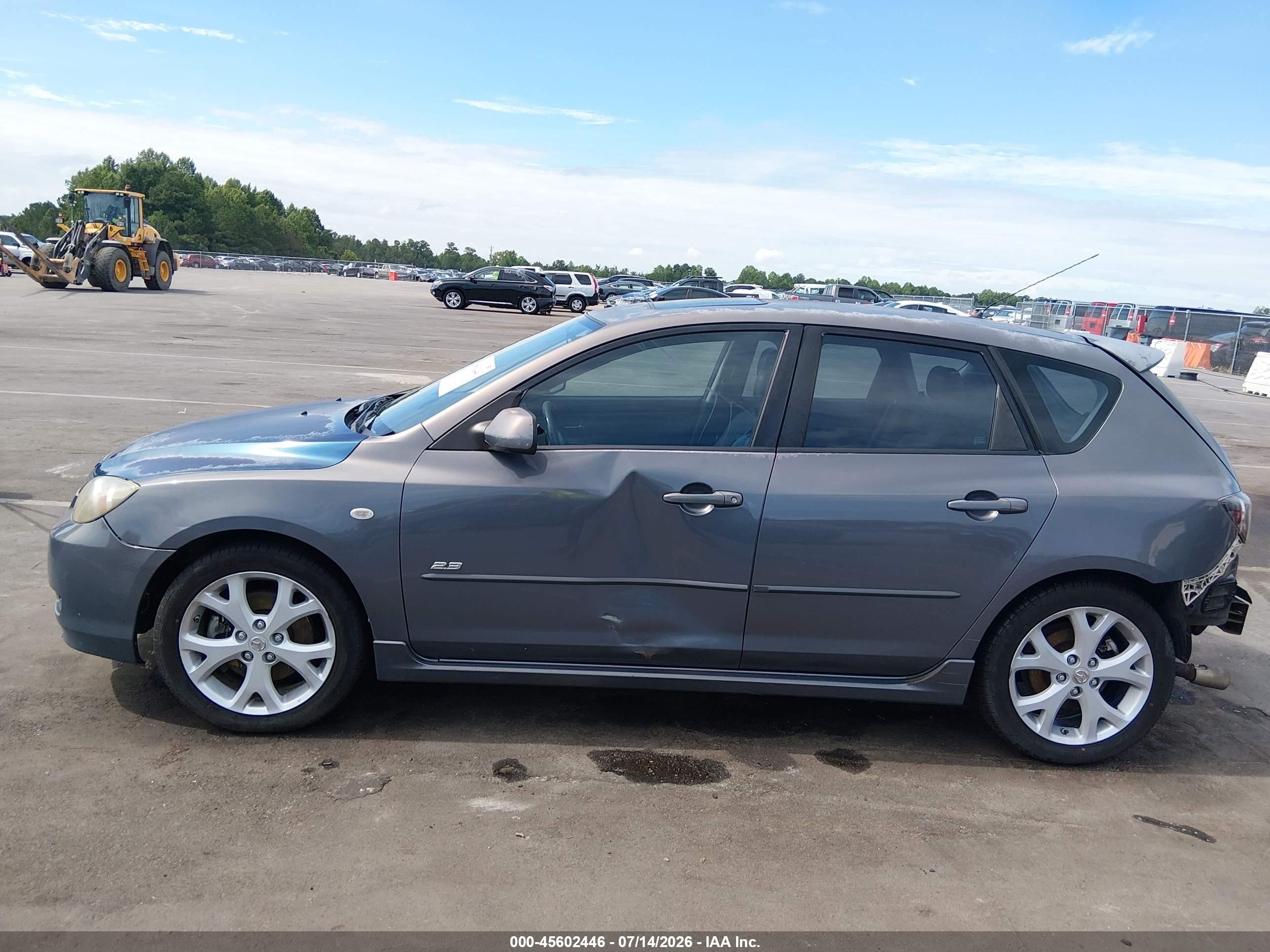 2007 Mazda Mazda3 S Grand Touring Teal vin: JM1BK343871601136