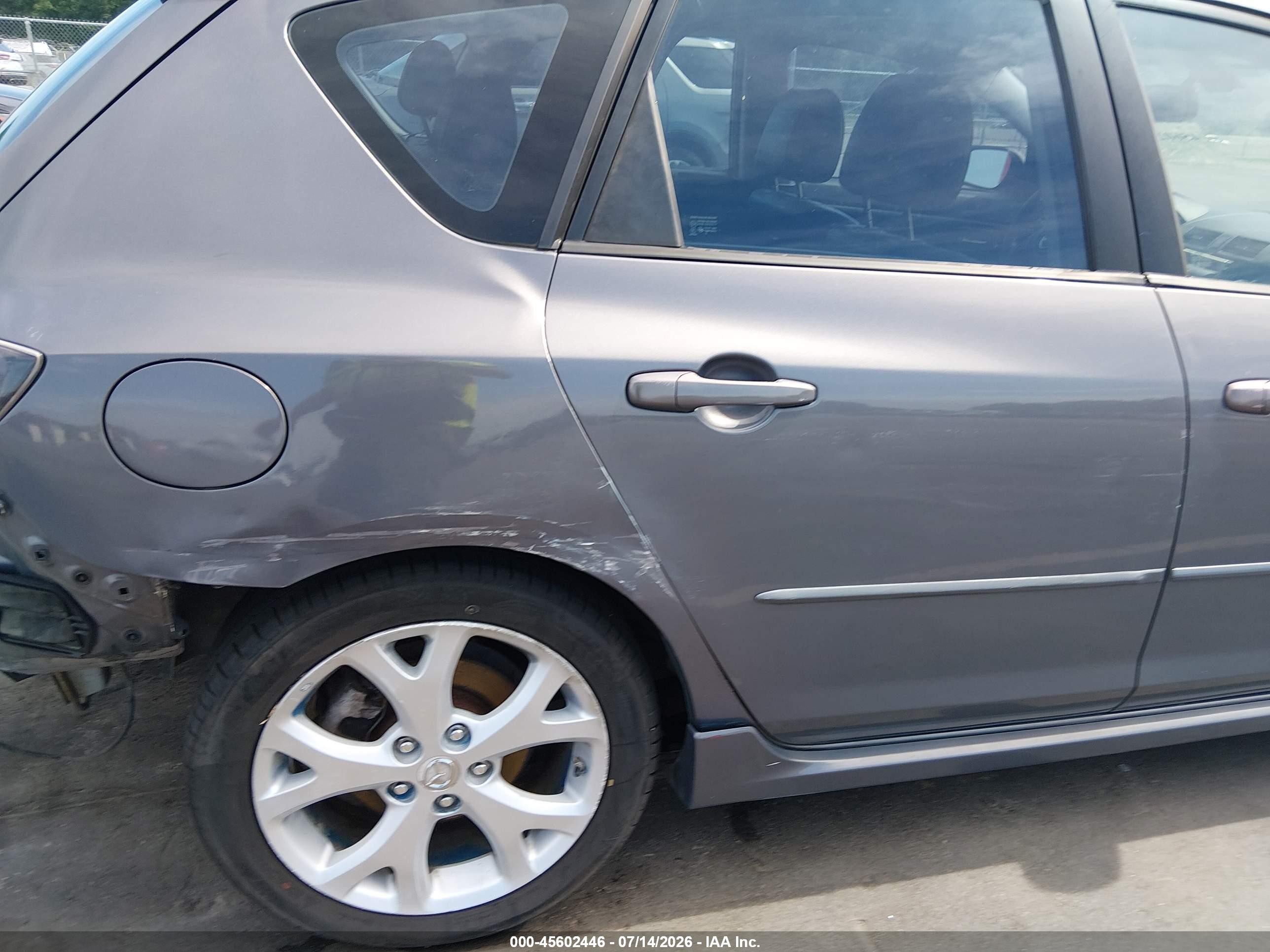 2007 Mazda Mazda3 S Grand Touring Teal vin: JM1BK343871601136