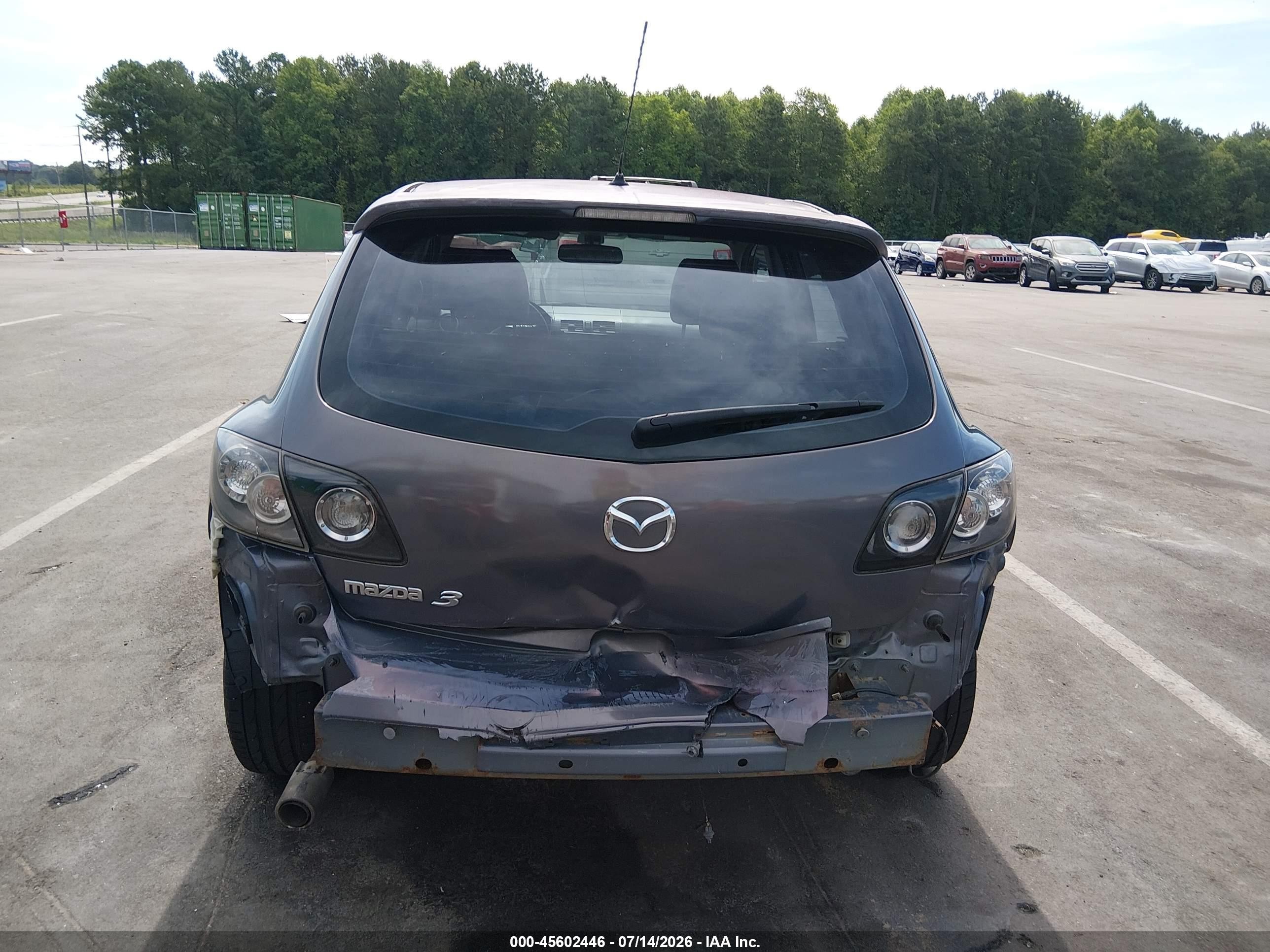 2007 Mazda Mazda3 S Grand Touring Teal vin: JM1BK343871601136