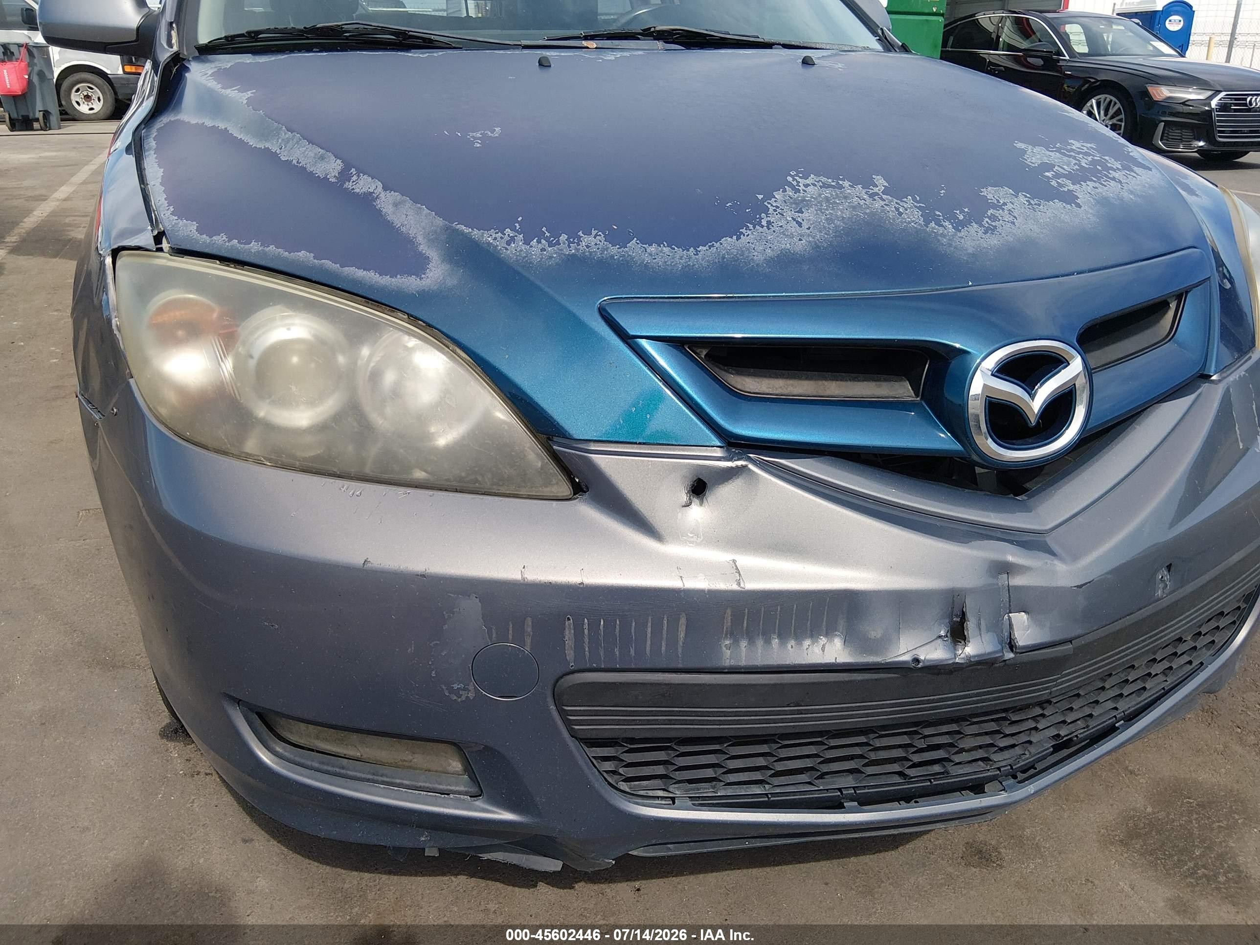 2007 Mazda Mazda3 S Grand Touring Teal vin: JM1BK343871601136