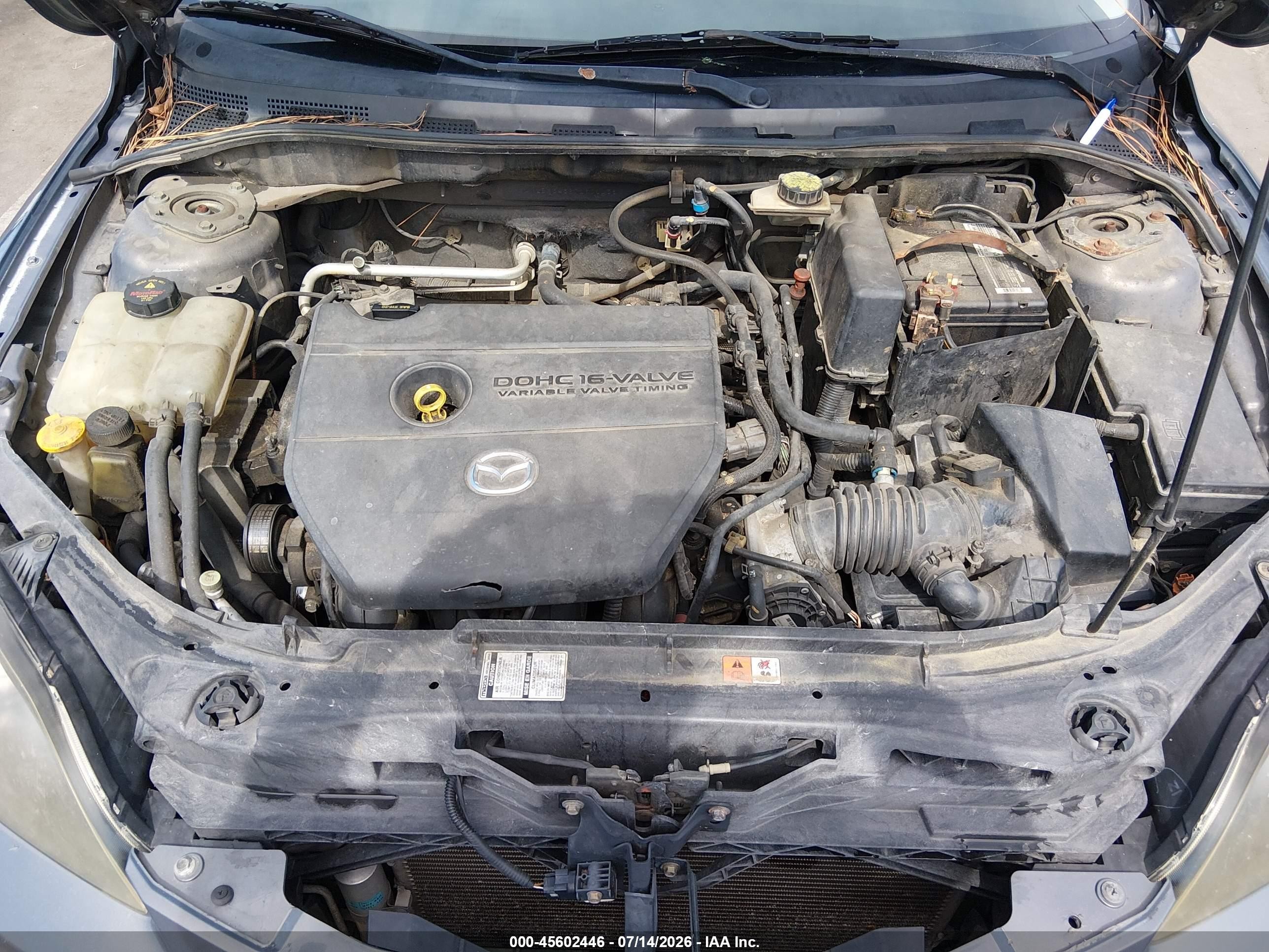 2007 Mazda Mazda3 S Grand Touring Teal vin: JM1BK343871601136