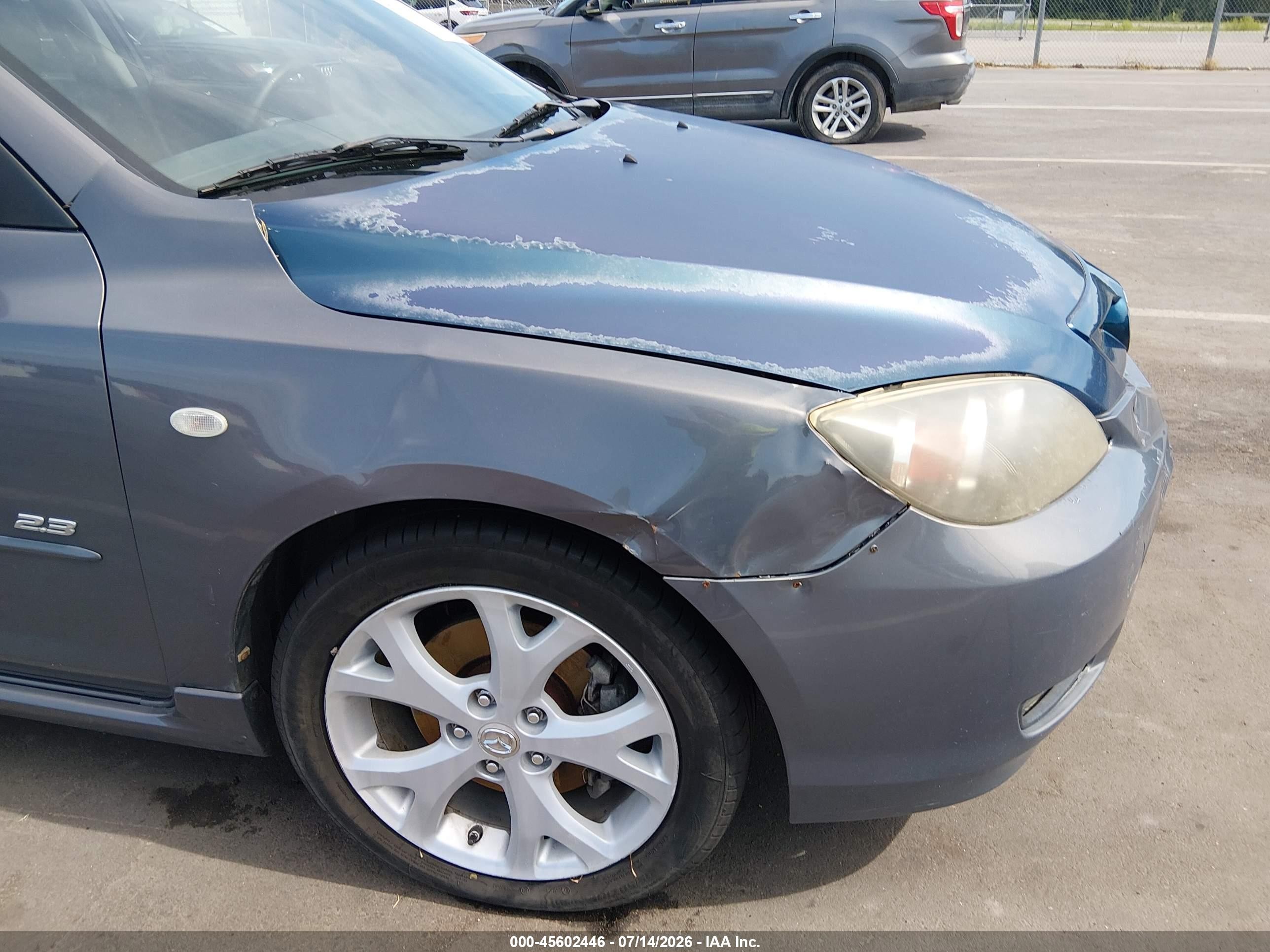 2007 Mazda Mazda3 S Grand Touring Teal vin: JM1BK343871601136