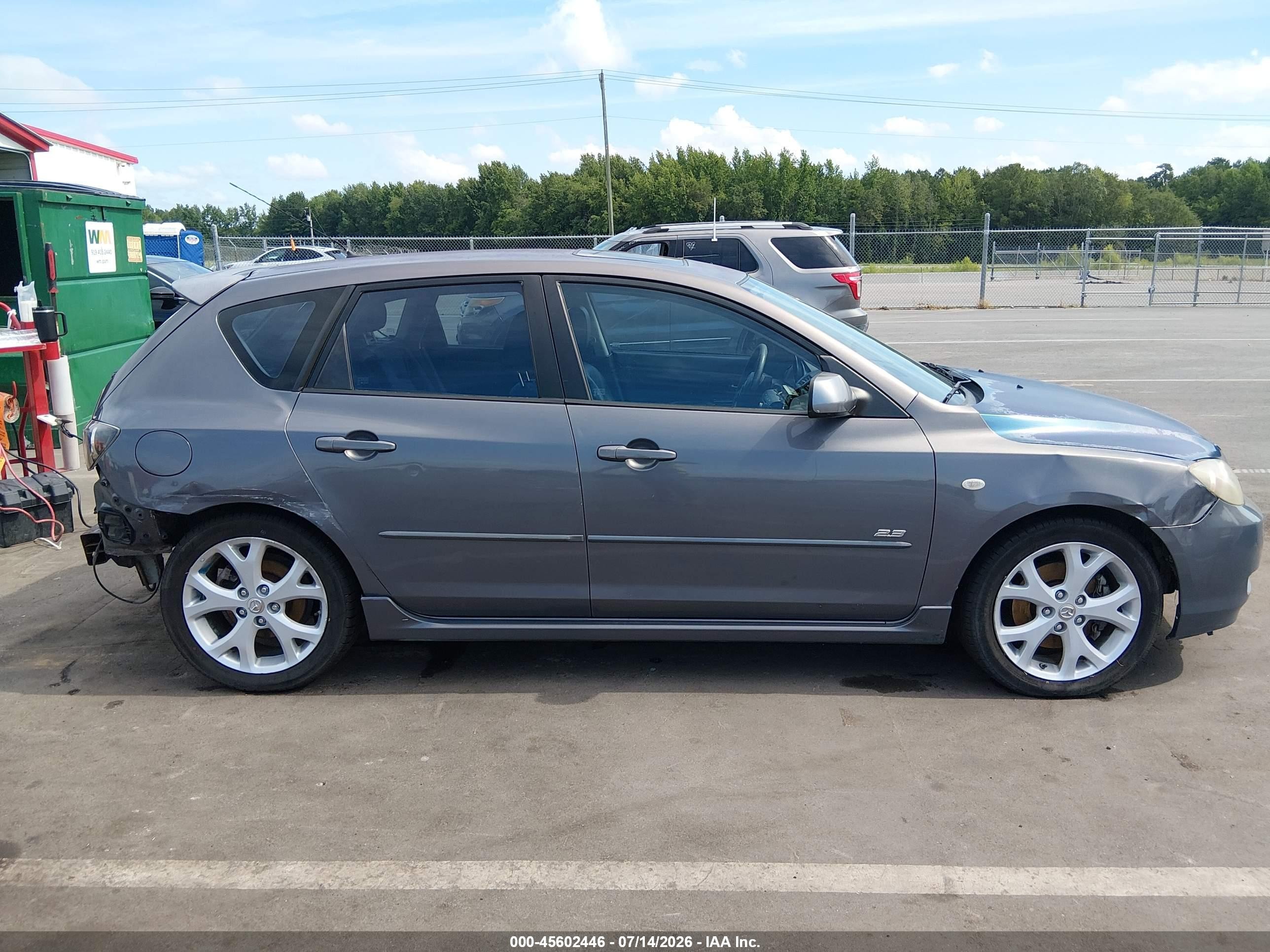 2007 Mazda Mazda3 S Grand Touring Teal vin: JM1BK343871601136
