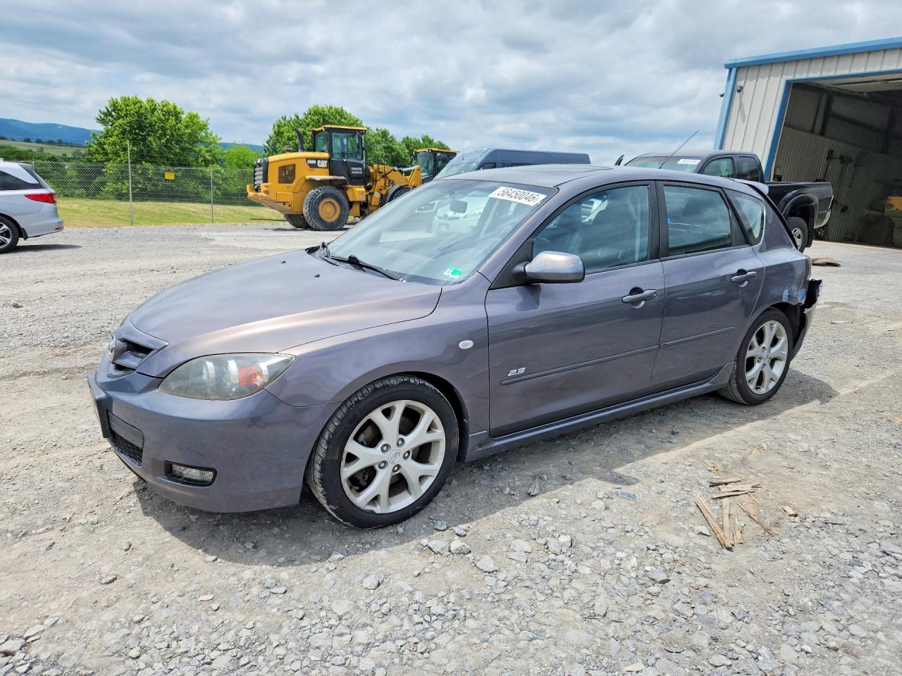 2007 Mazd 3 Gray vin: JM1BK343871762702