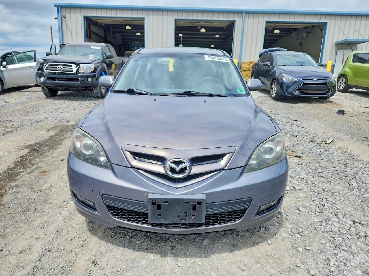 2007 Mazd 3 Gray vin: JM1BK343871762702