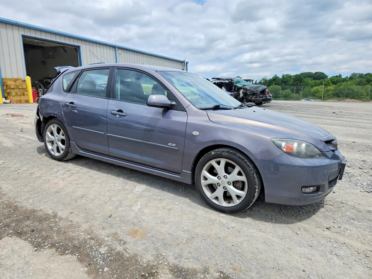 2007 Mazd 3 Gray vin: JM1BK343871762702