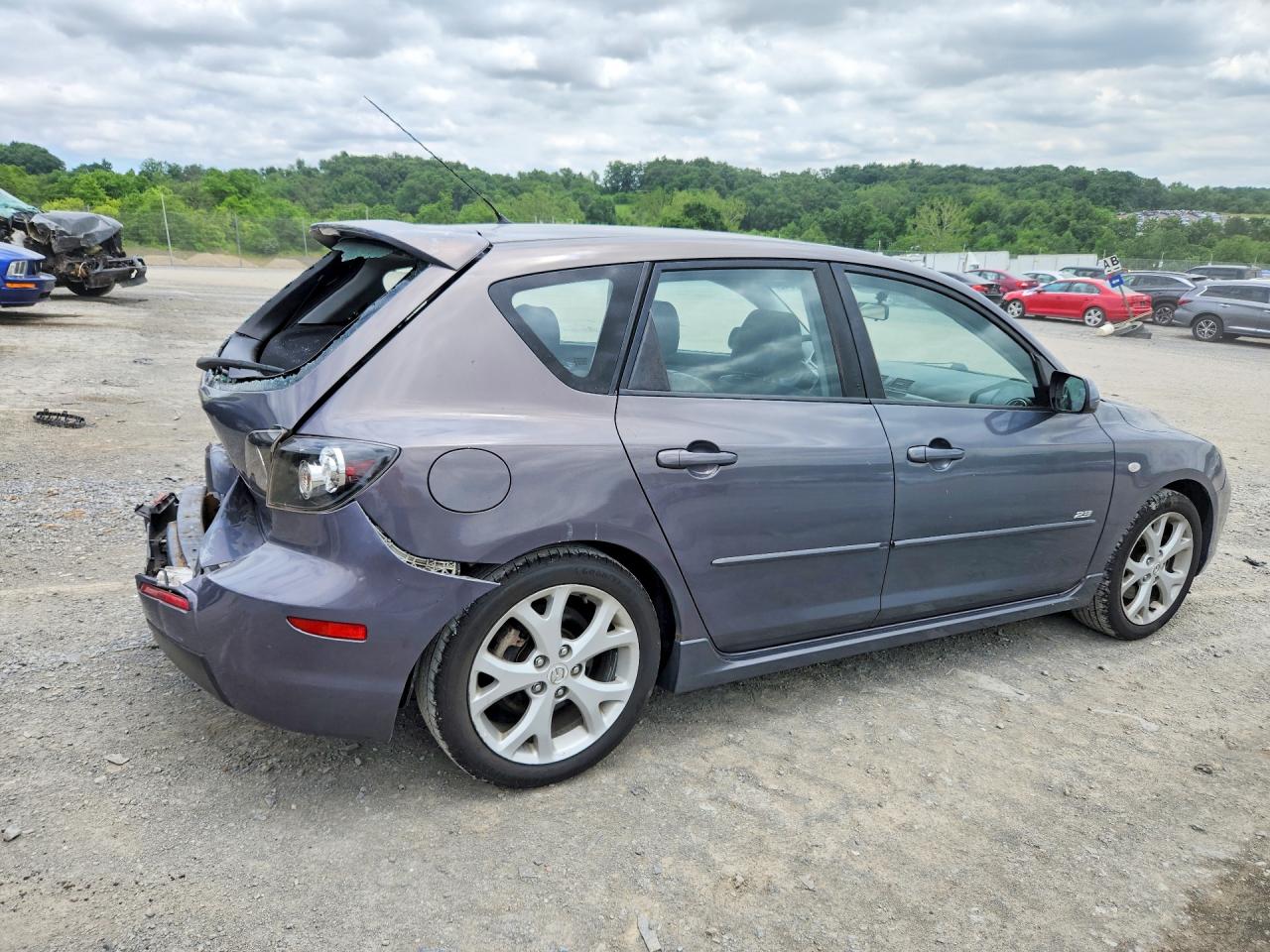 2007 Mazd 3 Gray vin: JM1BK343871762702