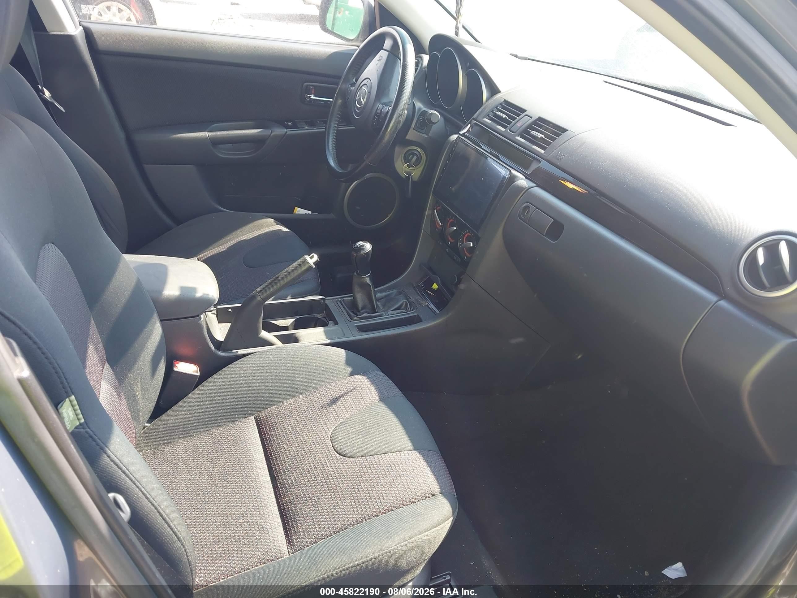 2008 Mazda Mazda3 S Sport Gray vin: JM1BK343881101947