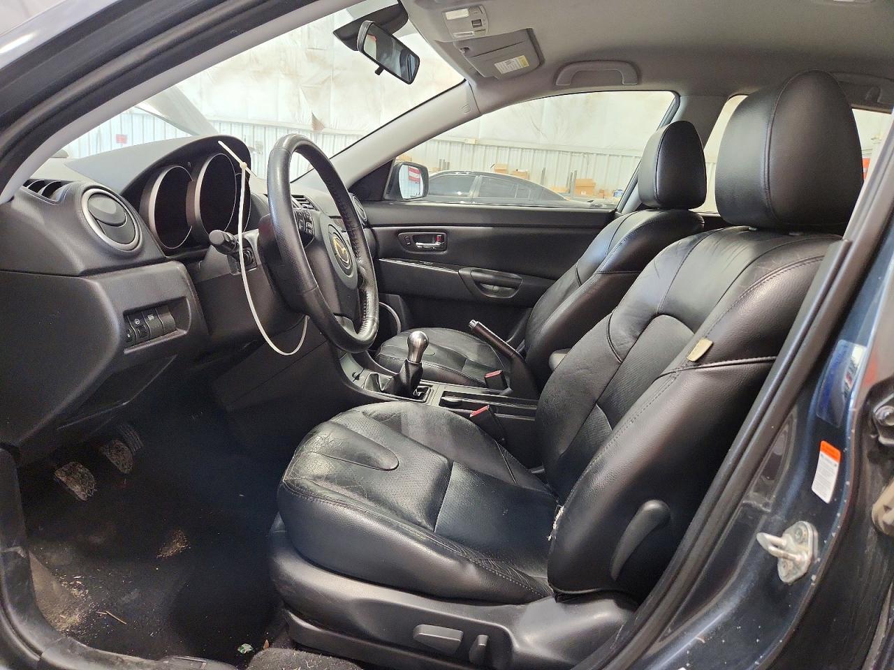 2008 Mazda 3 Hatchback Gray vin: JM1BK343881105142