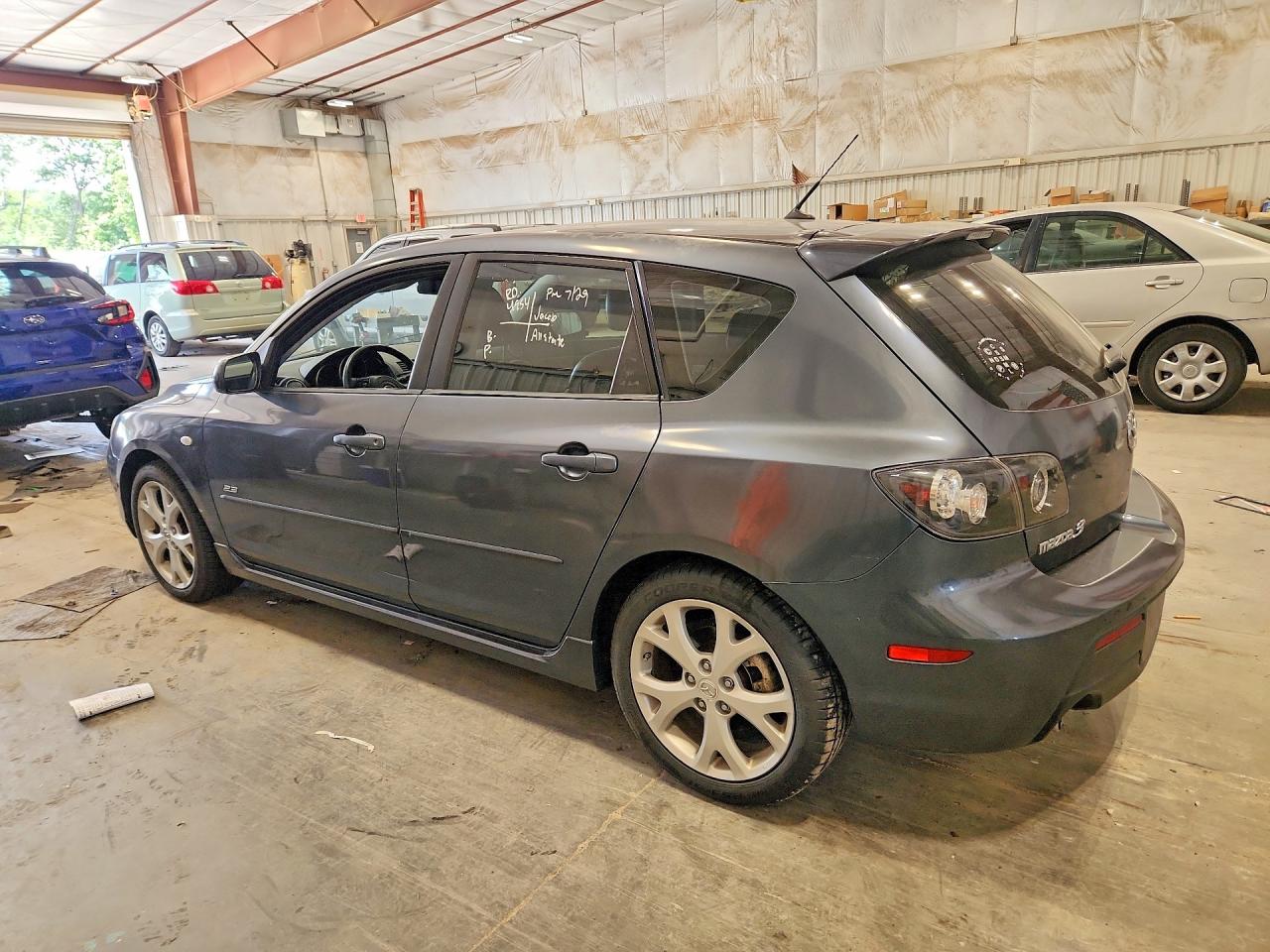 2008 Mazda 3 Hatchback Gray vin: JM1BK343881105142