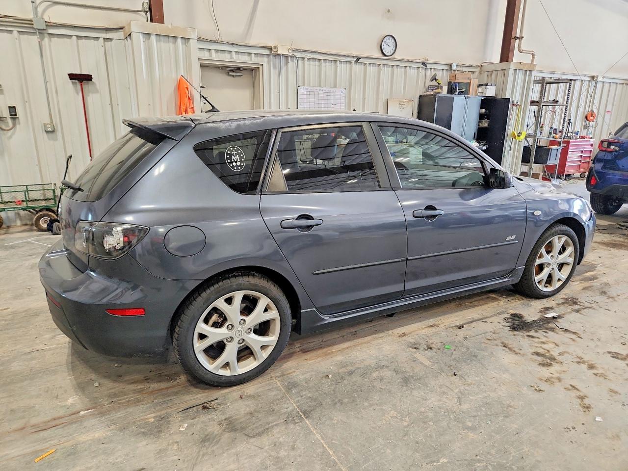2008 Mazda 3 Hatchback Gray vin: JM1BK343881105142