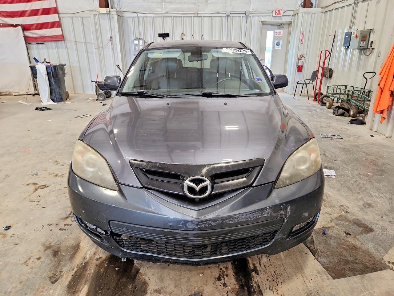 2008 Mazda 3 Hatchback Gray vin: JM1BK343881105142