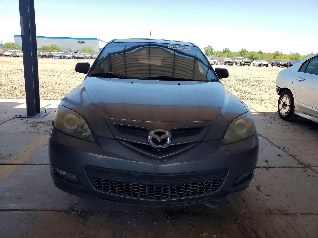 2008 Mazda 3 Hatchback Gray vin: JM1BK343881821054