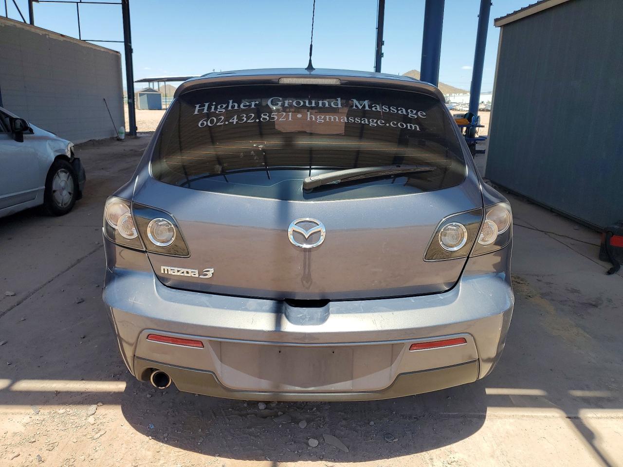 2008 Mazda 3 Hatchback Gray vin: JM1BK343881821054