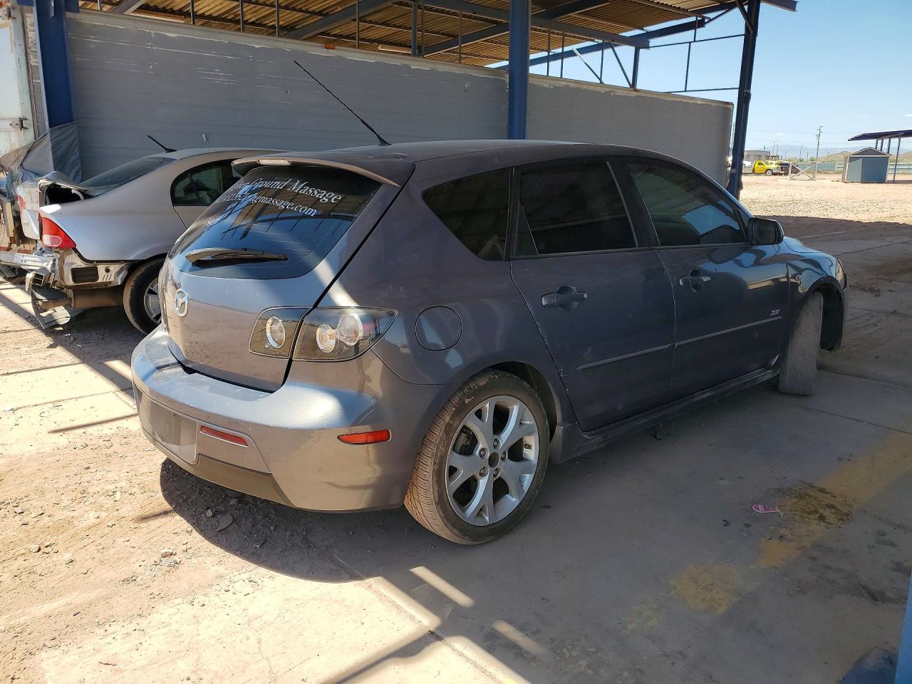 2008 Mazda 3 Hatchback Gray vin: JM1BK343881821054