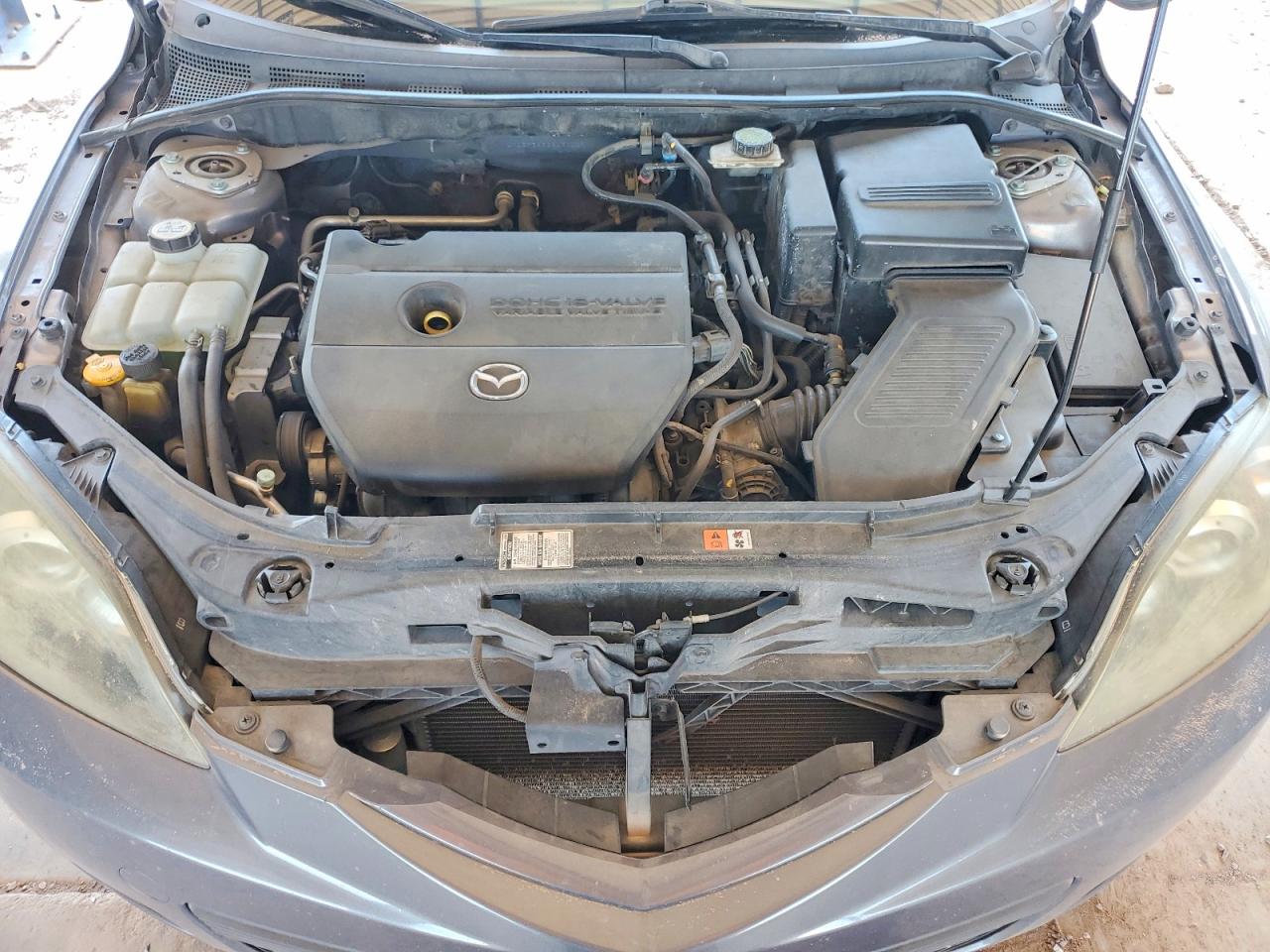 2008 Mazda 3 Hatchback Gray vin: JM1BK343881821054