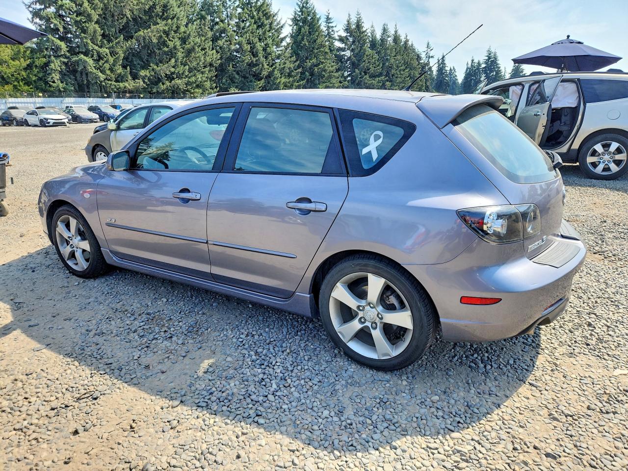 2006 Mazda 3 Hatchback Gray vin: JM1BK343961493043