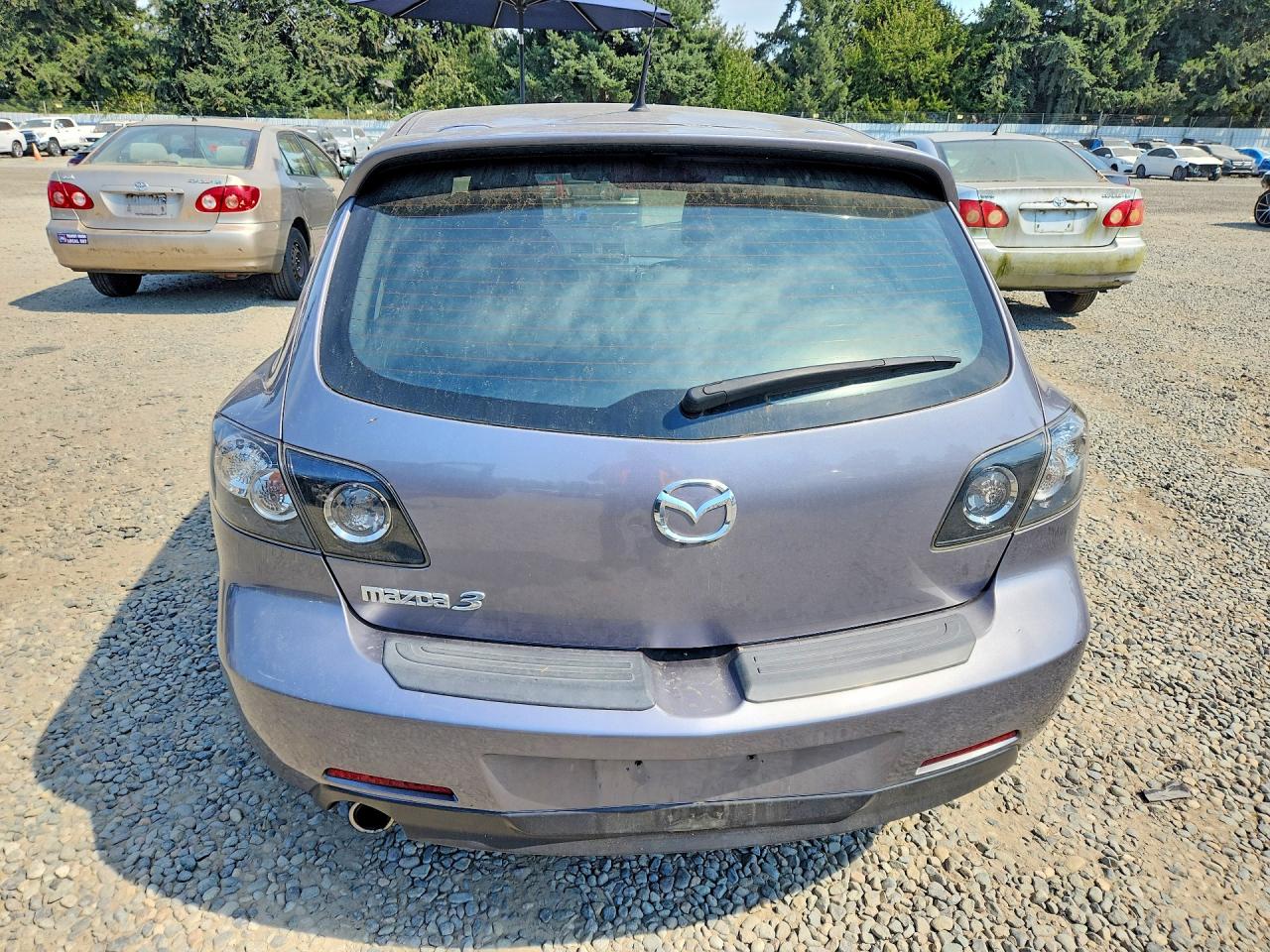 2006 Mazda 3 Hatchback Gray vin: JM1BK343961493043