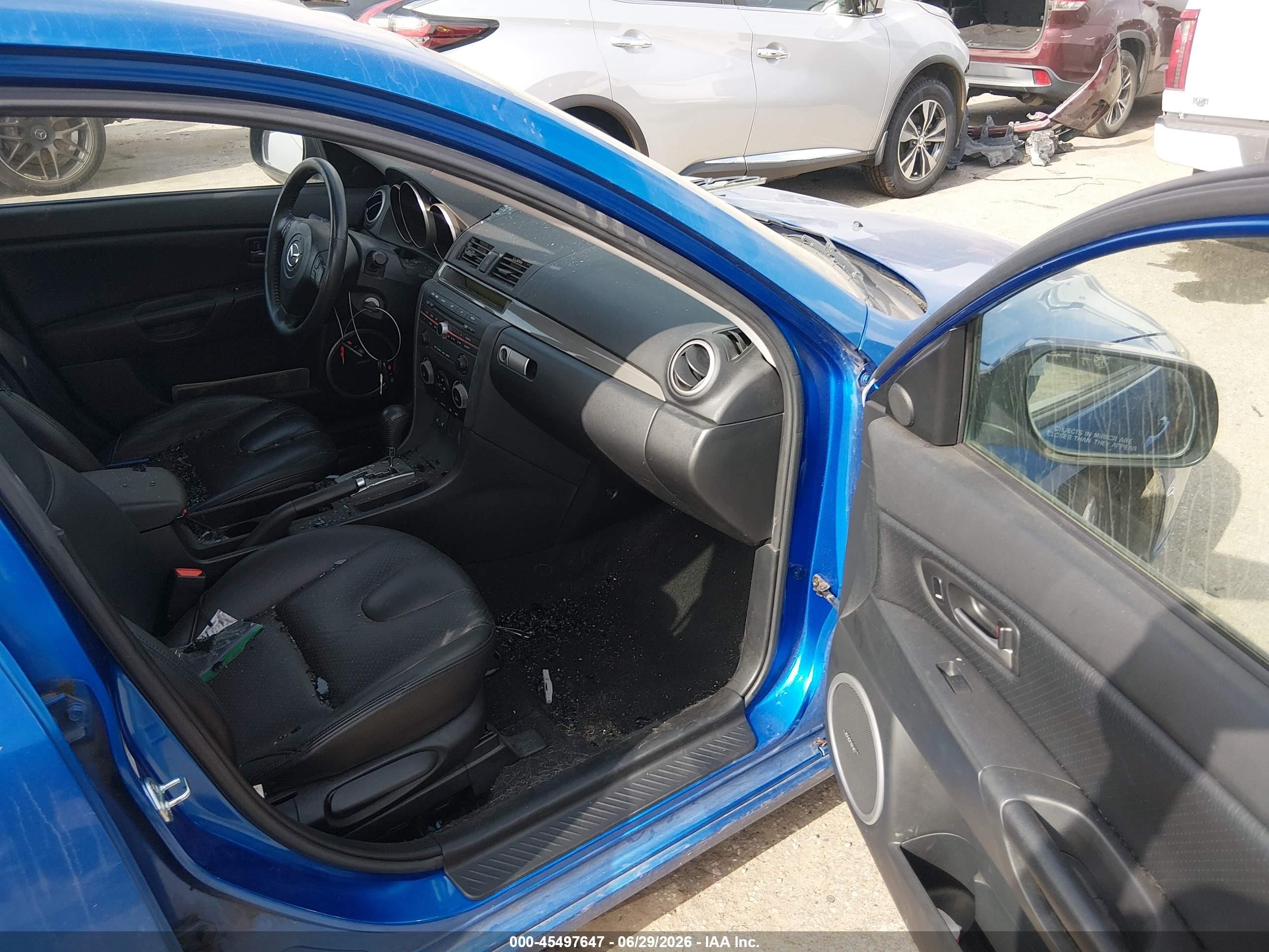 2006 Mazda Mazda3 S Grand Touring Blue vin: JM1BK343961525635