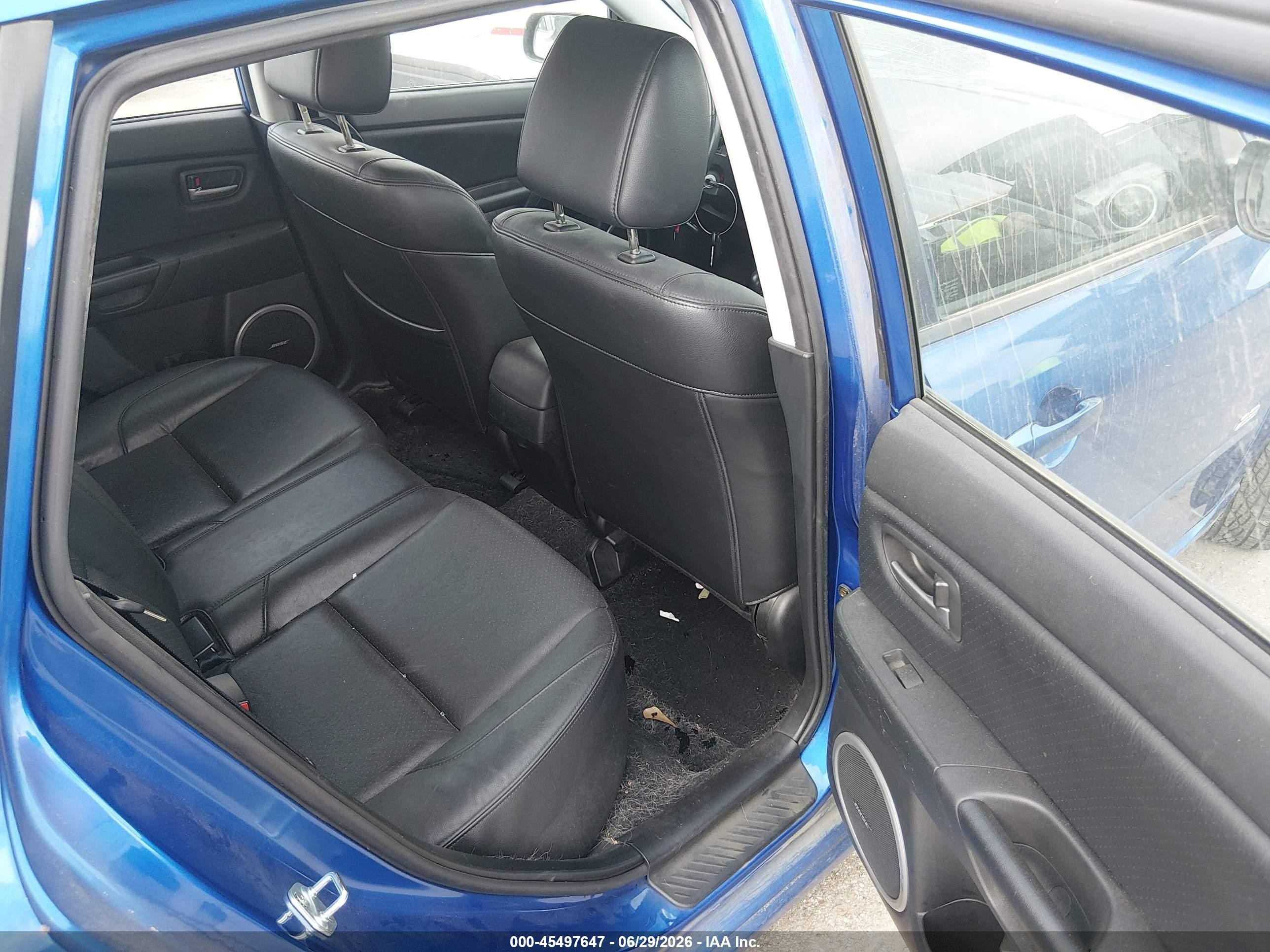 2006 Mazda Mazda3 S Grand Touring Blue vin: JM1BK343961525635