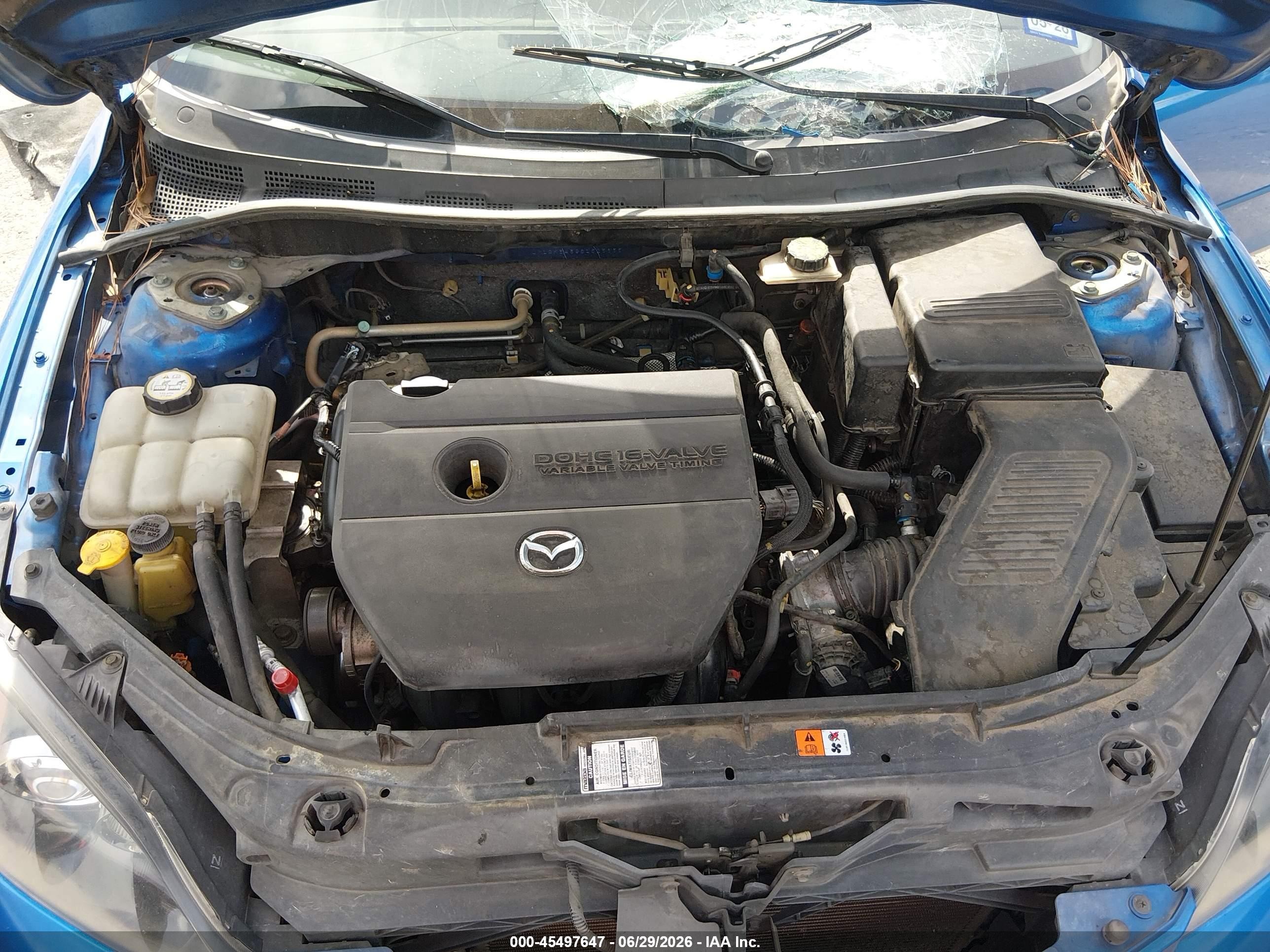 2006 Mazda Mazda3 S Grand Touring Blue vin: JM1BK343961525635