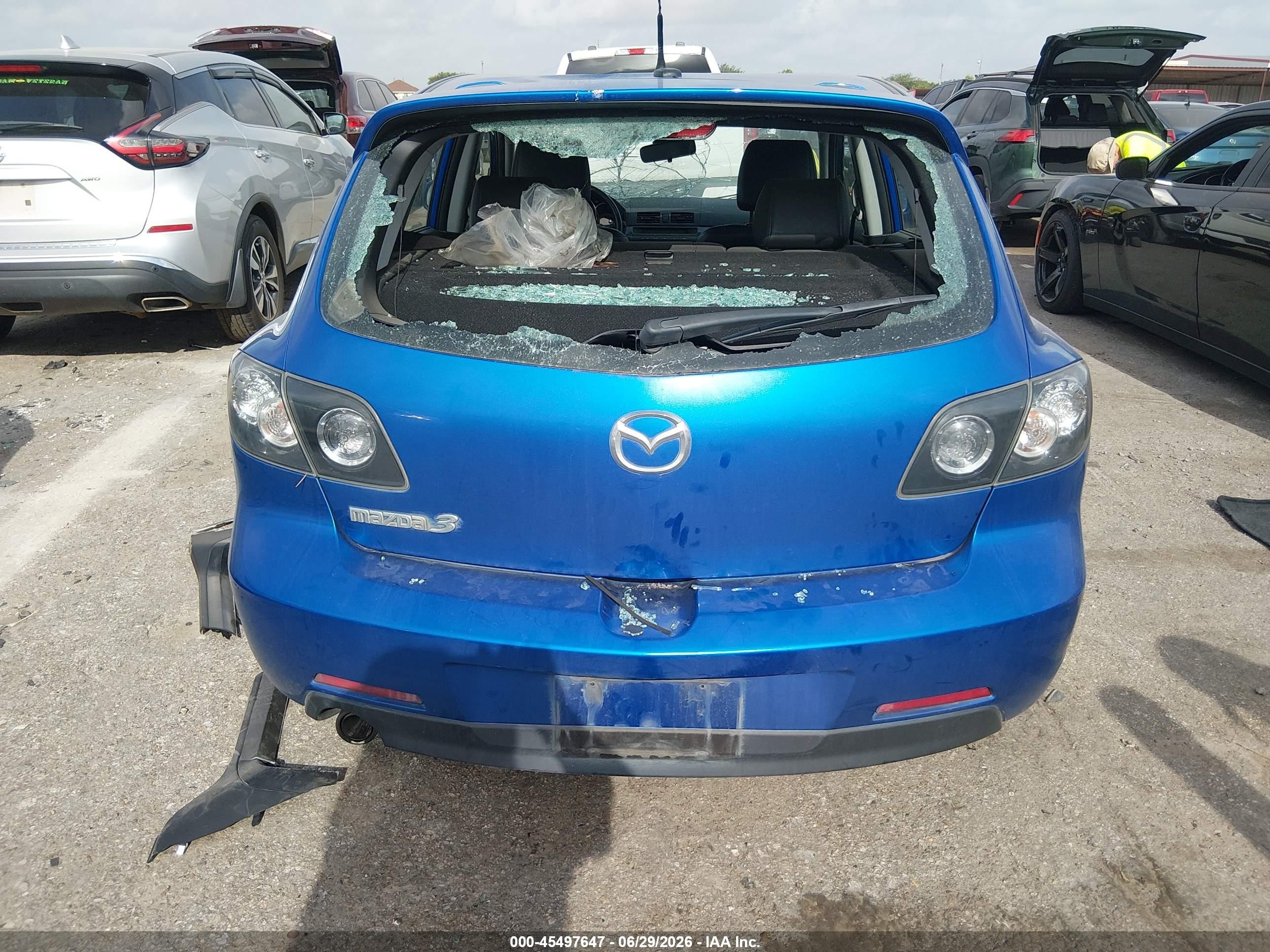 2006 Mazda Mazda3 S Grand Touring Blue vin: JM1BK343961525635