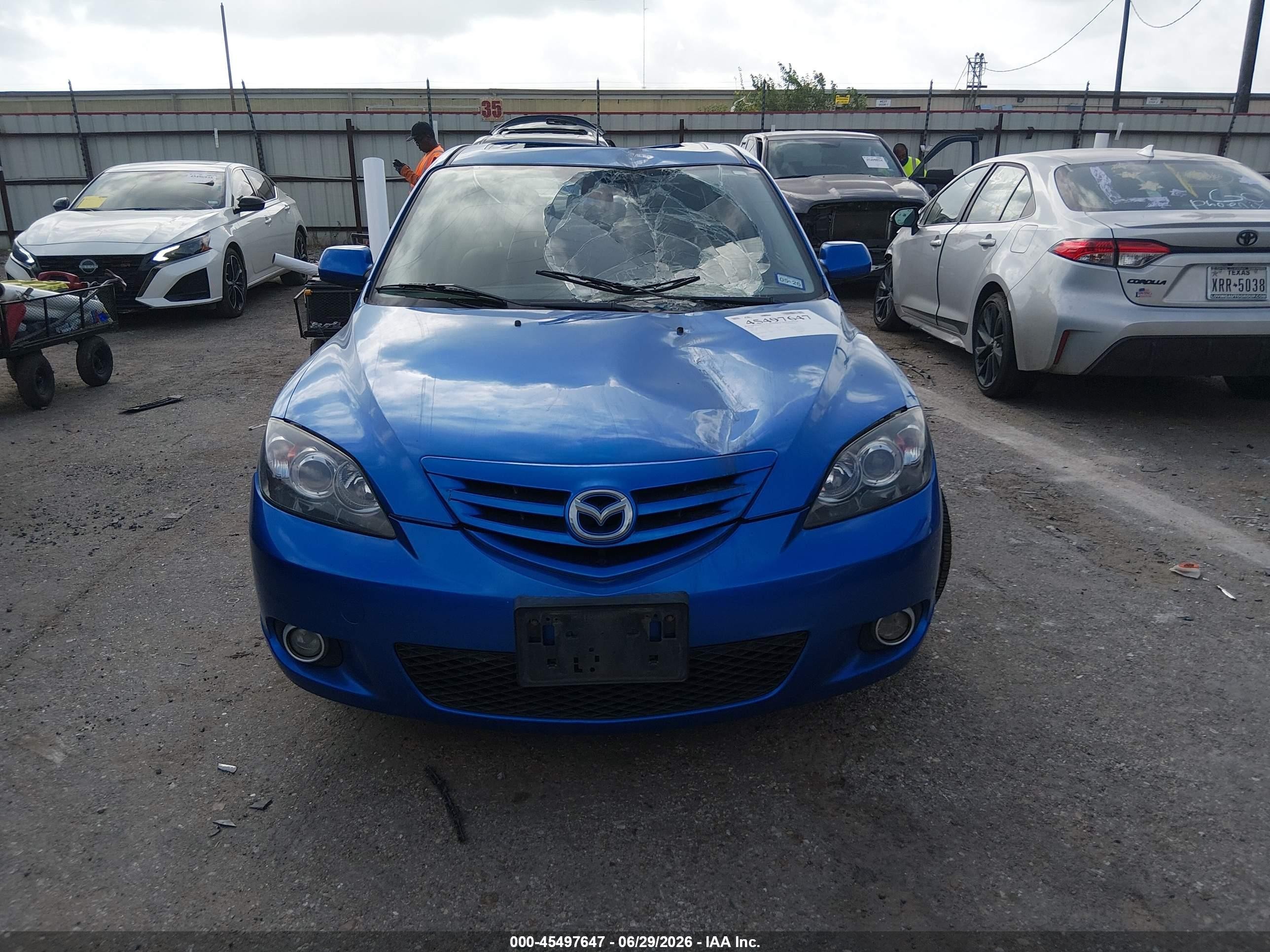 2006 Mazda Mazda3 S Grand Touring Blue vin: JM1BK343961525635