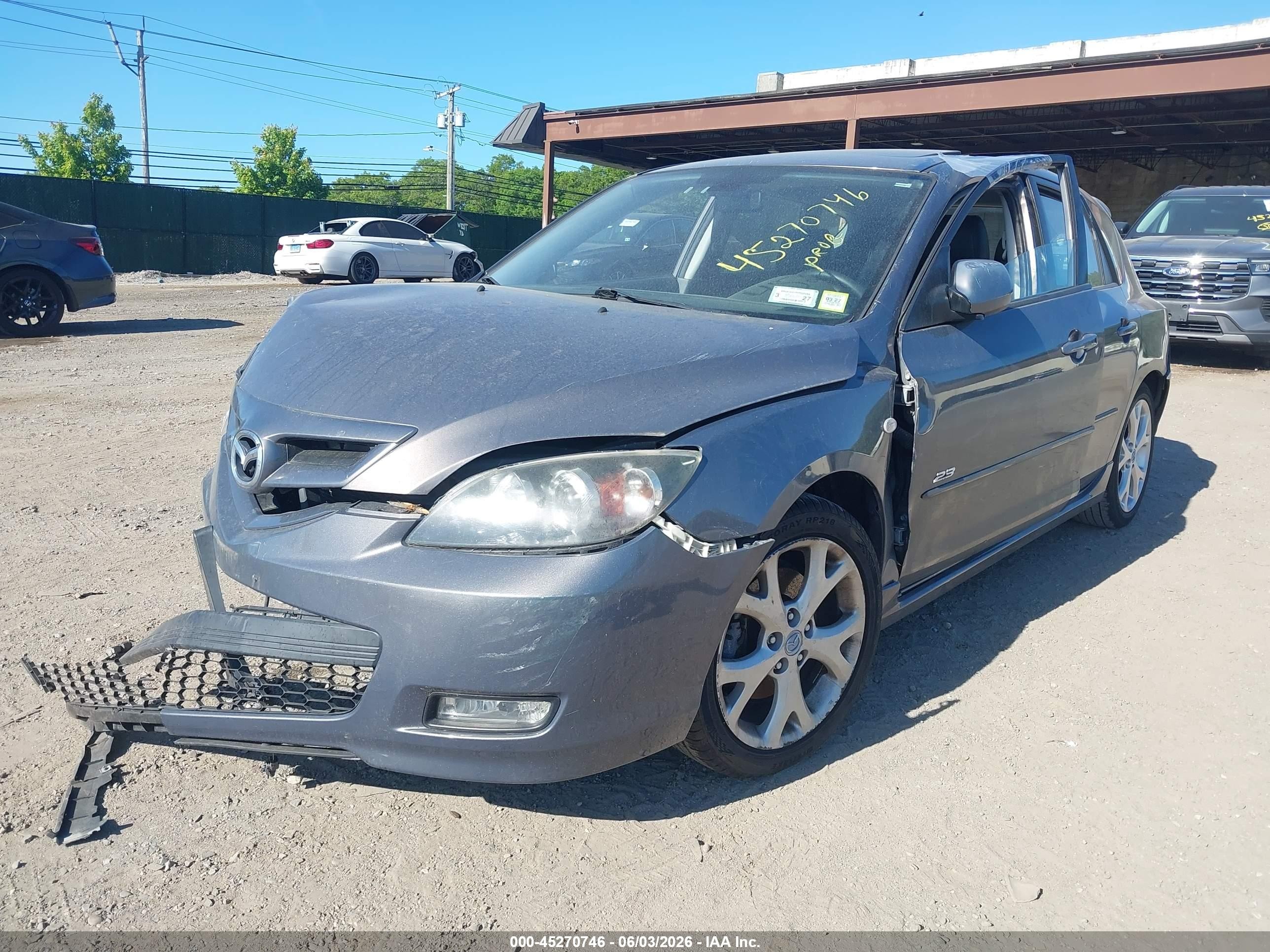 2007 Mazda Mazda3 S Grand Touring Blue vin: JM1BK343971698184