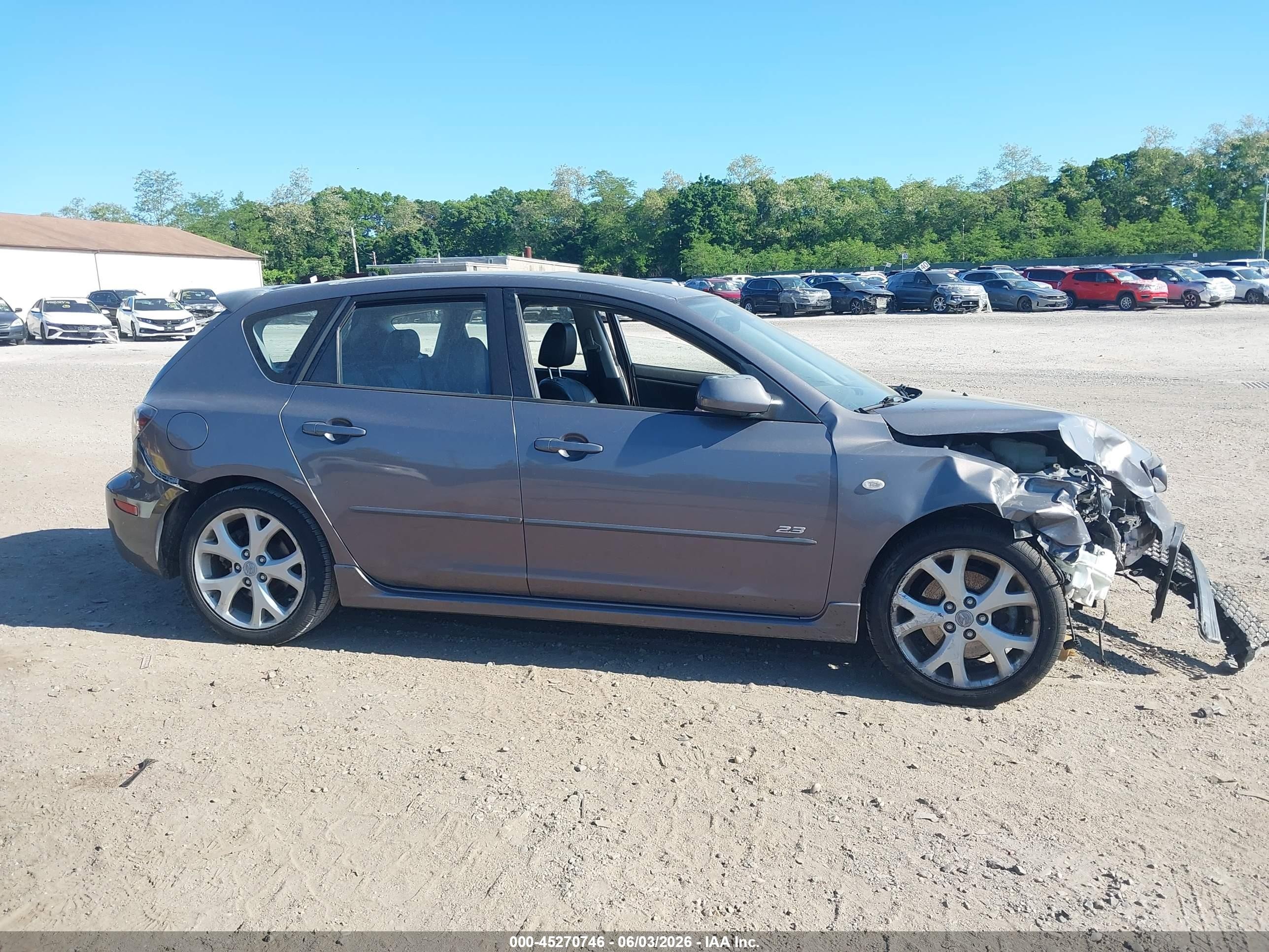2007 Mazda Mazda3 S Grand Touring Blue vin: JM1BK343971698184