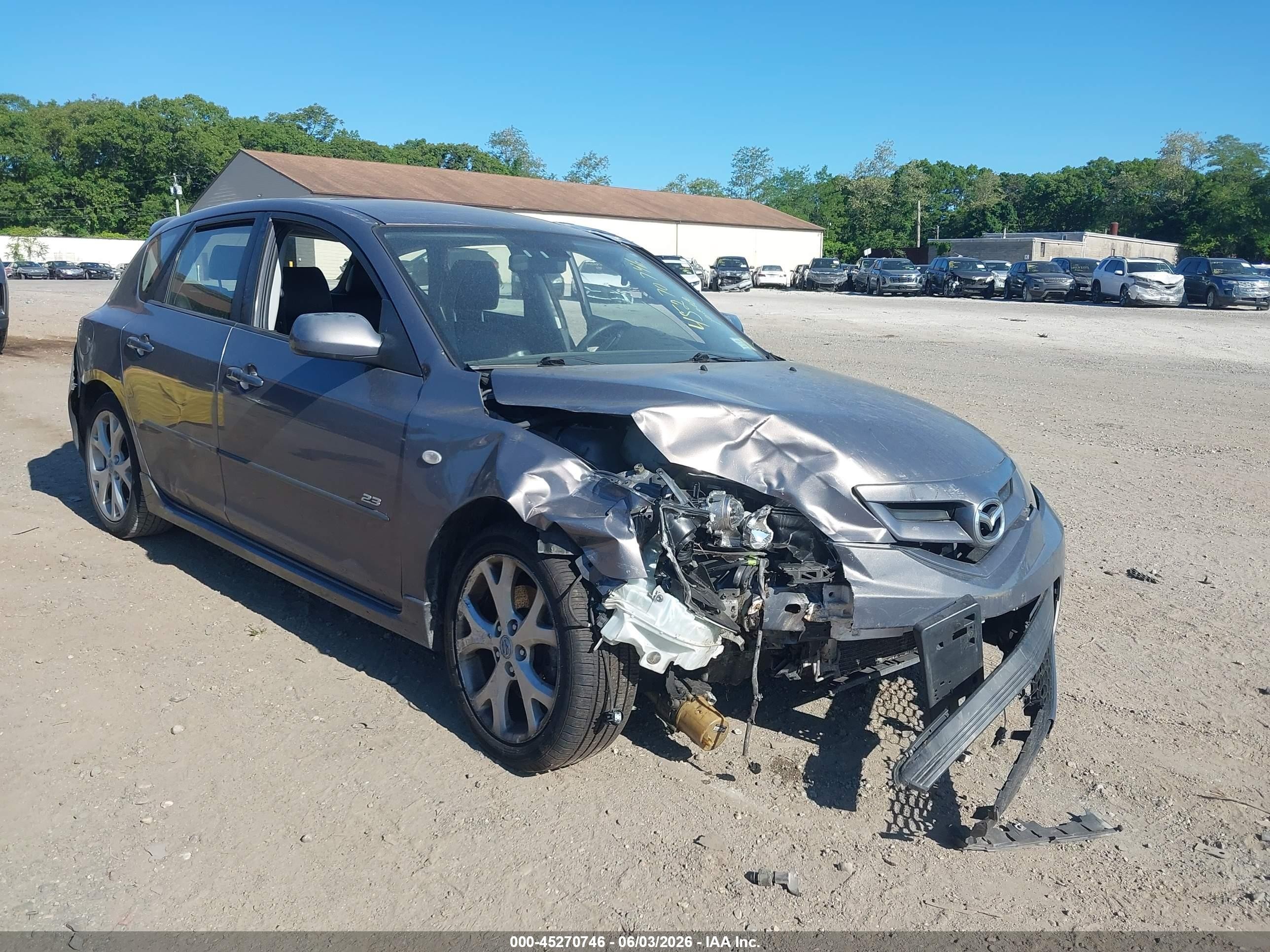 2007 Mazda Mazda3 S Grand Touring Blue vin: JM1BK343971698184