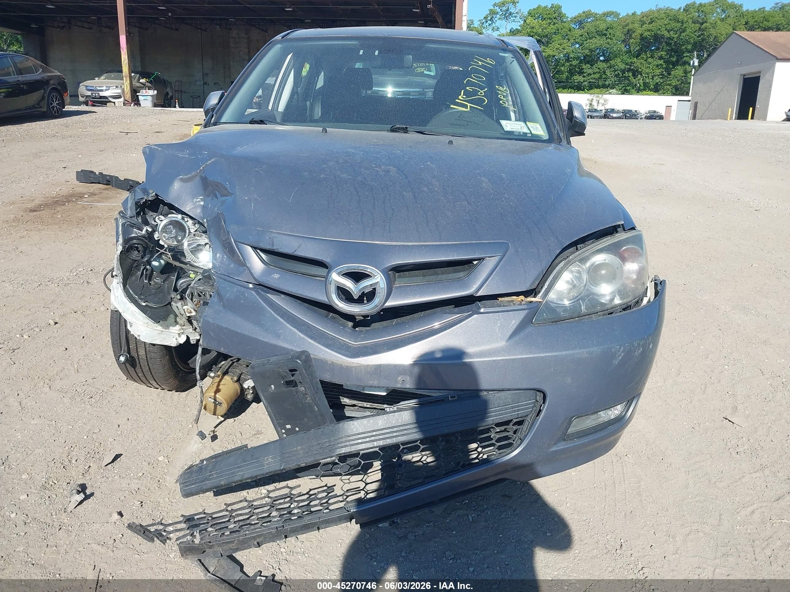 2007 Mazda Mazda3 S Grand Touring Blue vin: JM1BK343971698184