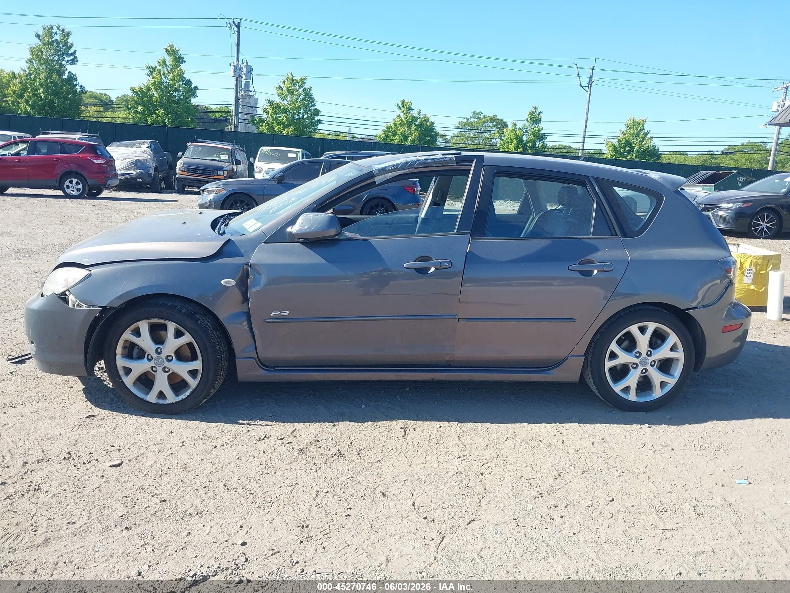 2007 Mazda Mazda3 S Grand Touring Blue vin: JM1BK343971698184