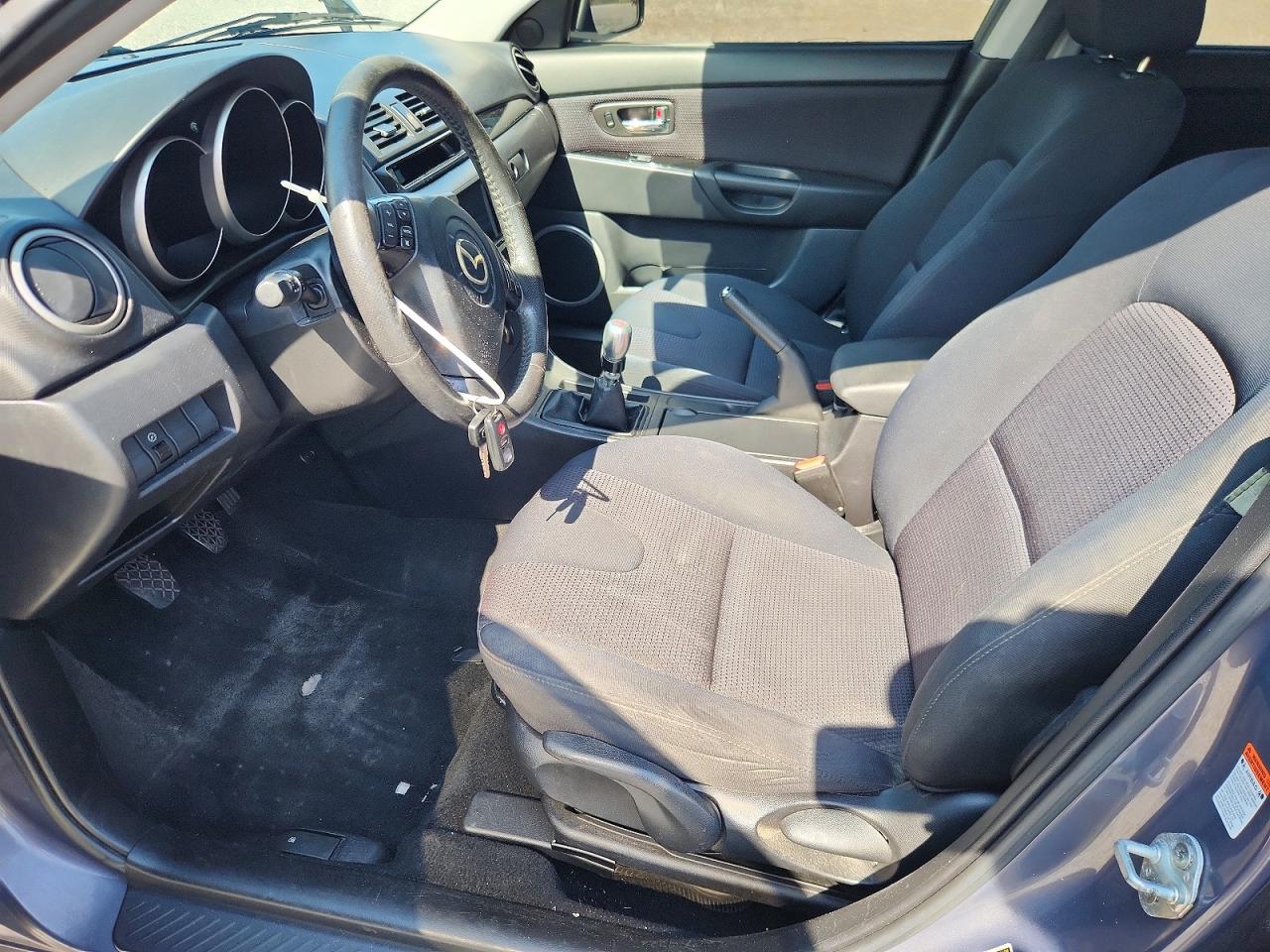 2008 Mazda 3 Hatchback Gray vin: JM1BK343981118725