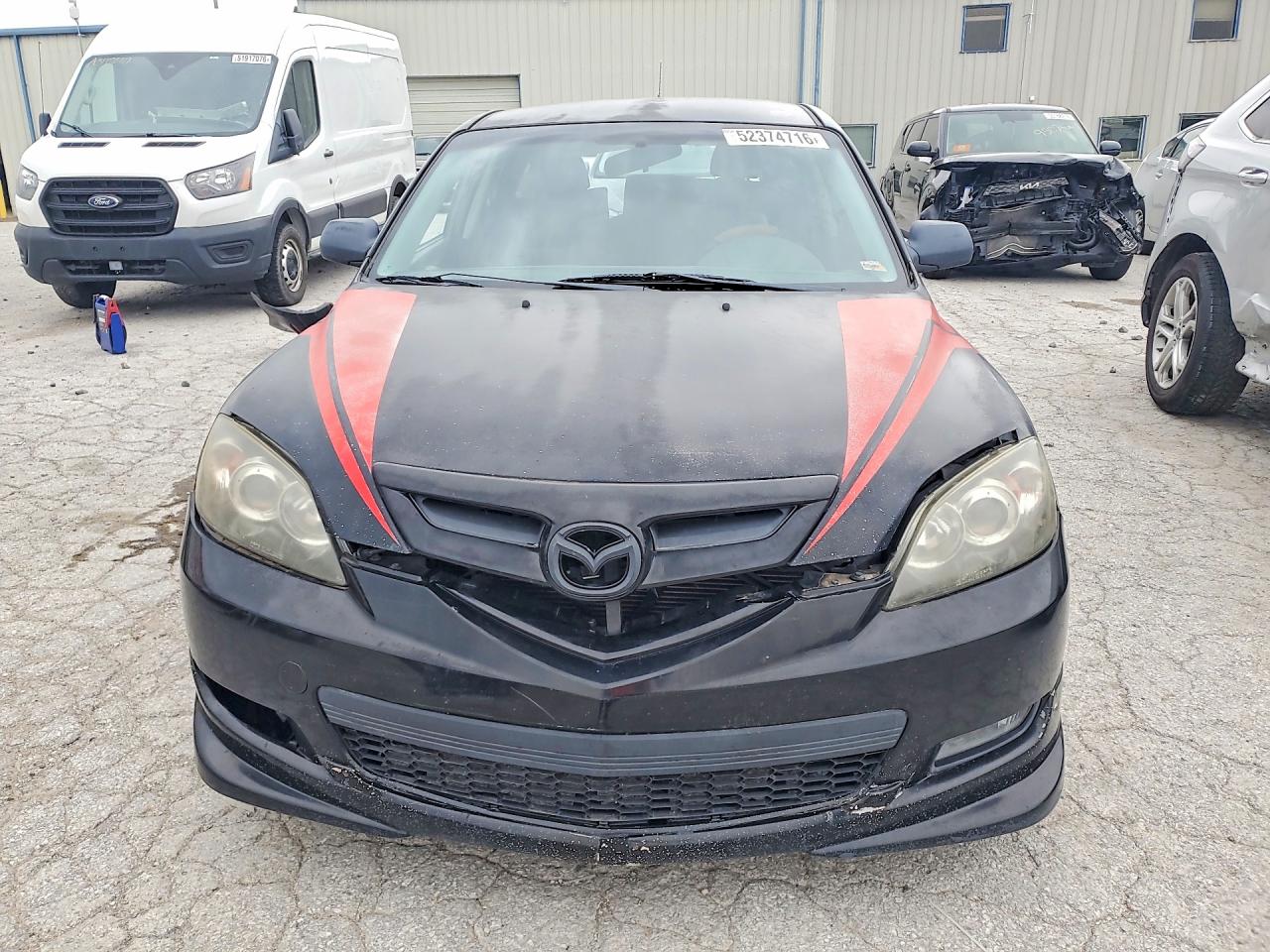 2008 Mazda 3 Hatchback Two Tone vin: JM1BK343981837313