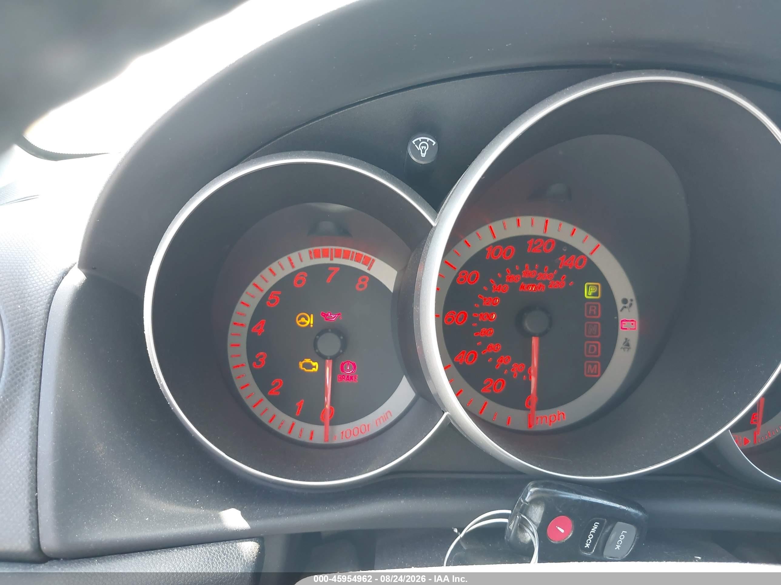 2004 Mazda Mazda3 S Red vin: JM1BK343X41157799