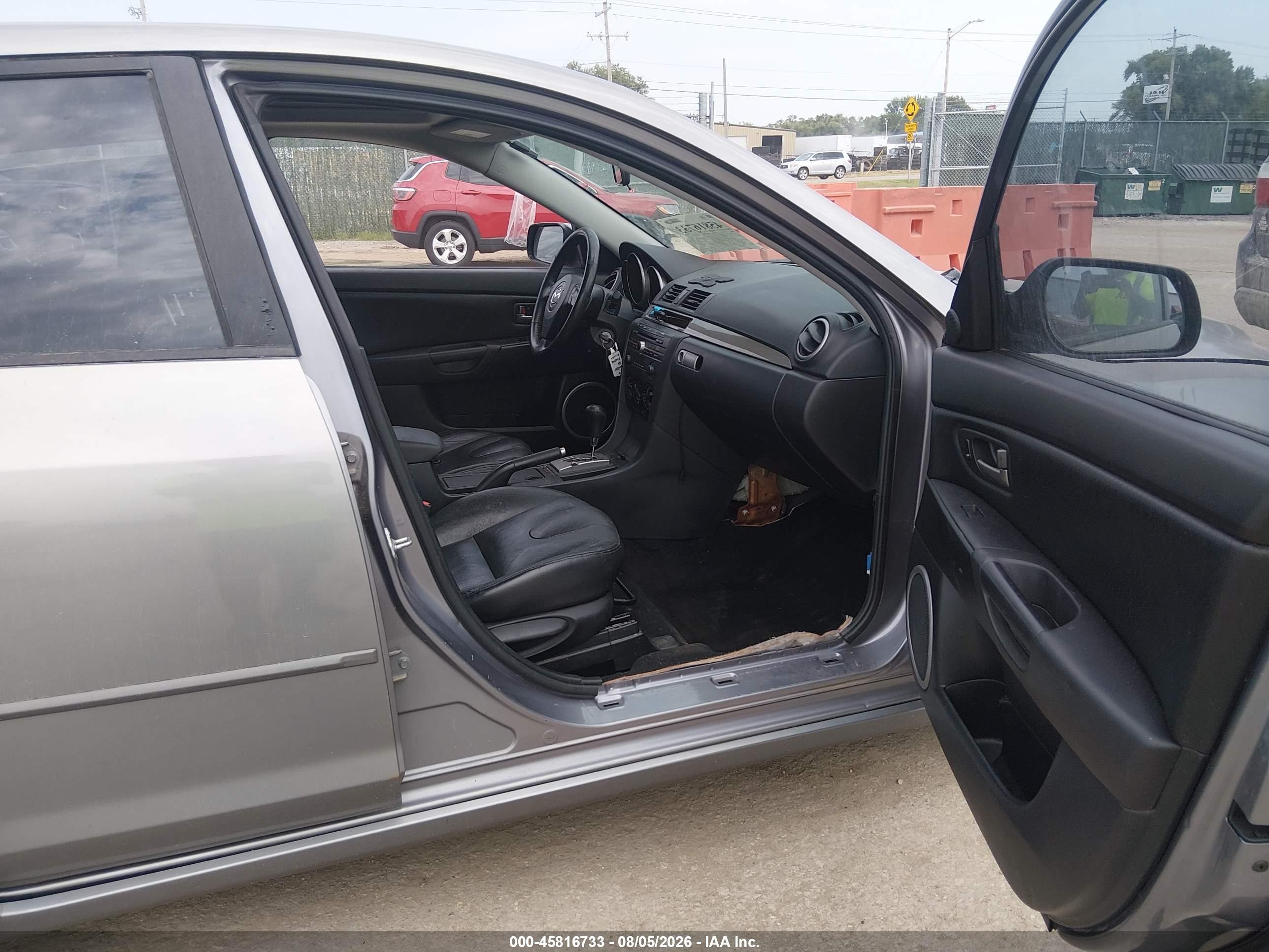 2006 Mazda 3 Hatchback Gray vin: JM1BK343X61455708
